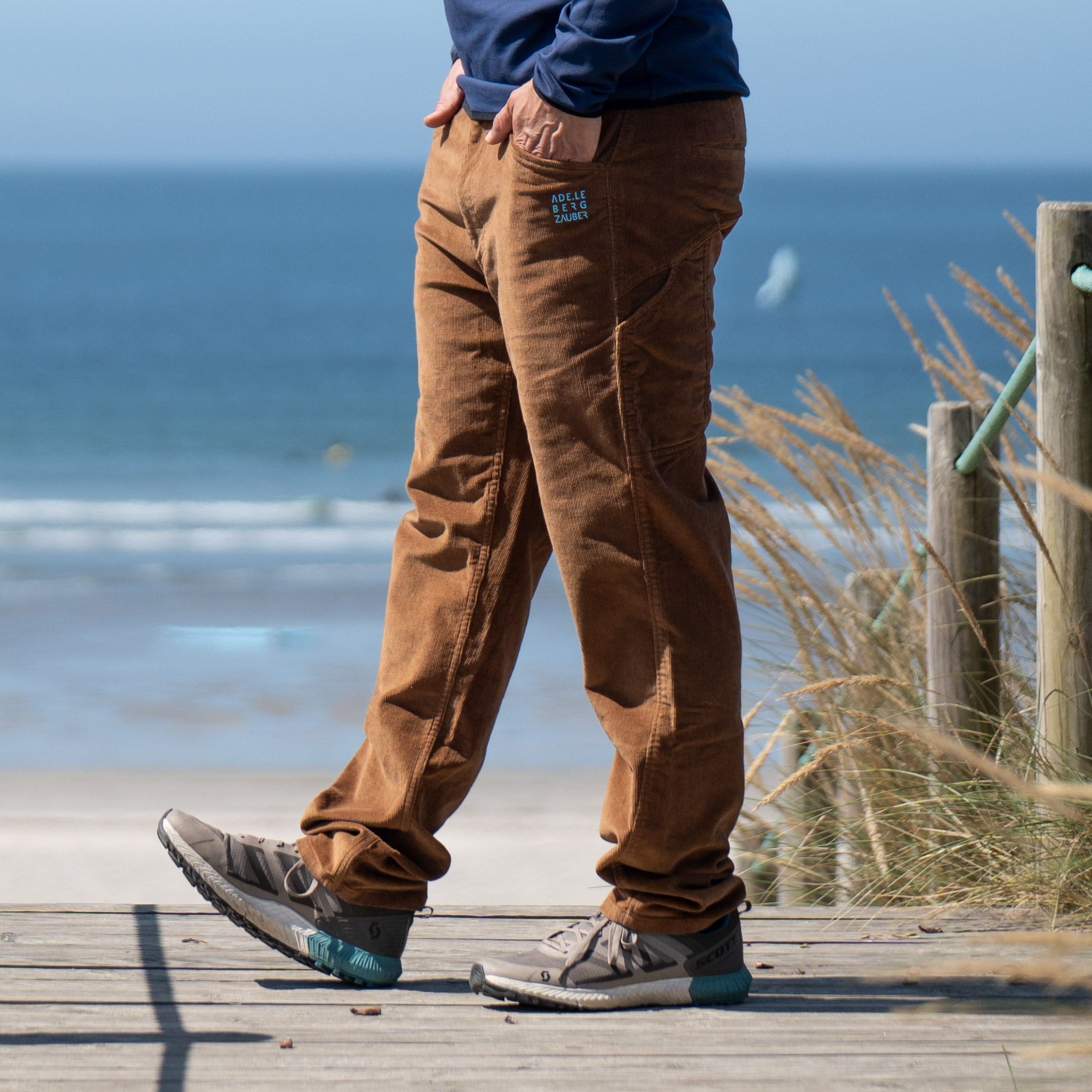 Rainer Organic Cordhose Herren Braun – Ansicht 2