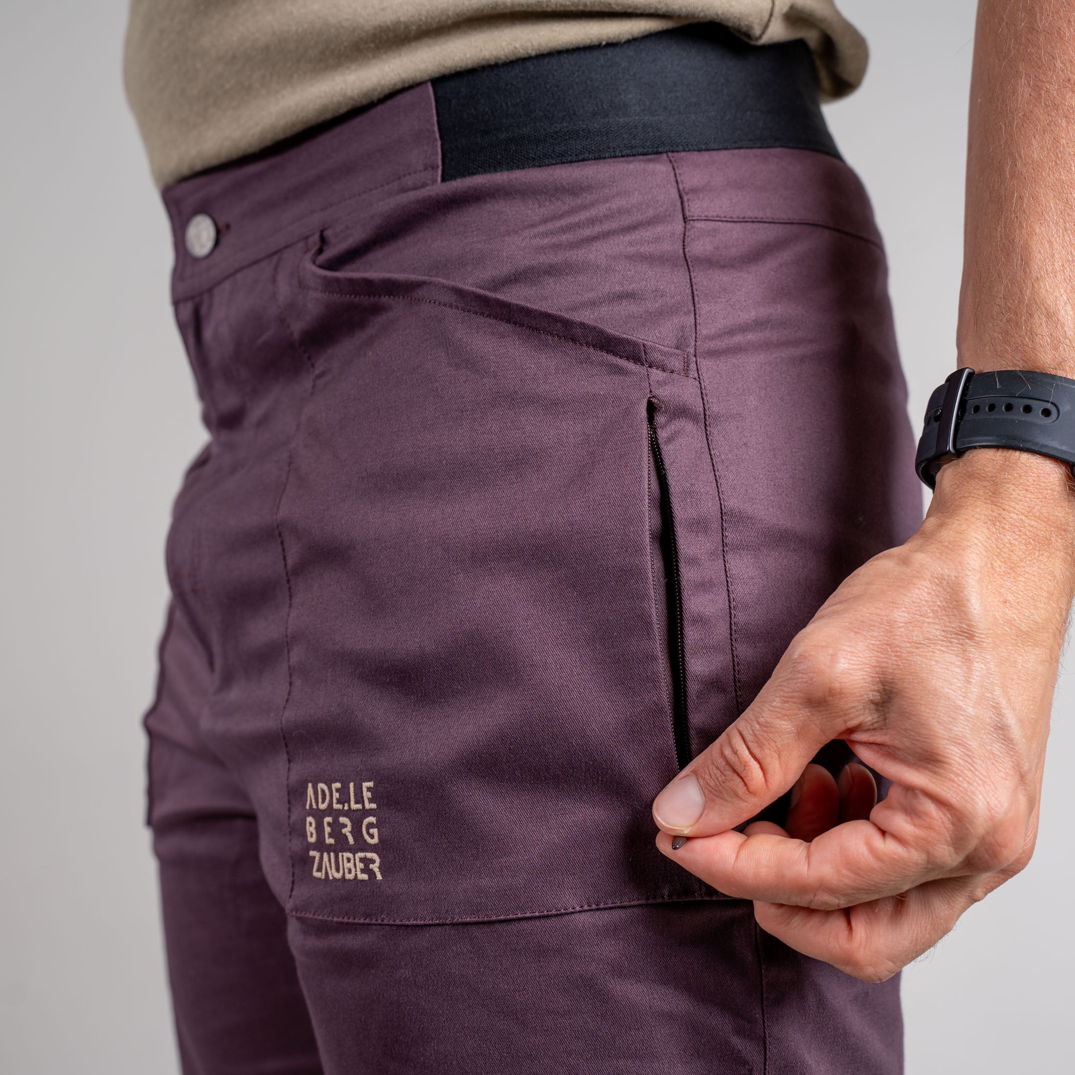Alexander Organic Climb & Relax Short Purple – Ansicht 4
