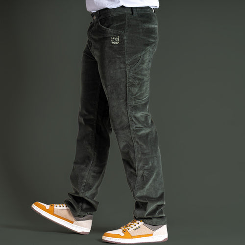 Andrew Organic Cordhose Herren Dunkel Grün – Ansicht 1