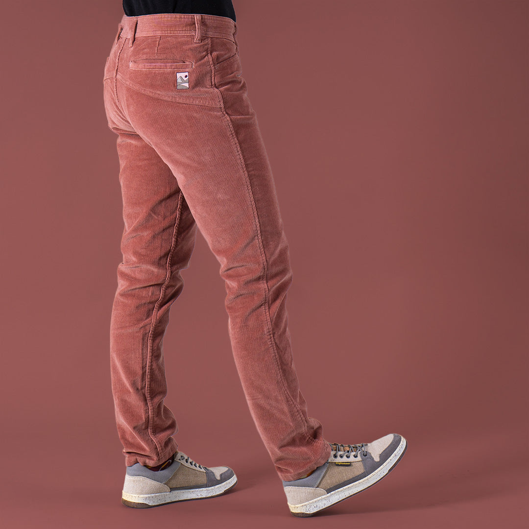 Annabel Organic Cordhose Damen altrosa – Ansicht 1
