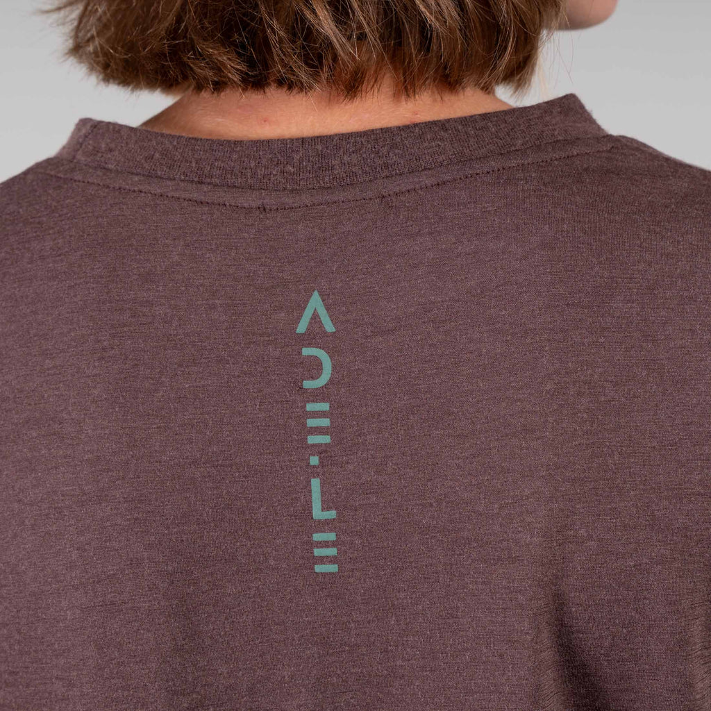 Aria Merino Shirt Damen braun – Ansicht 6