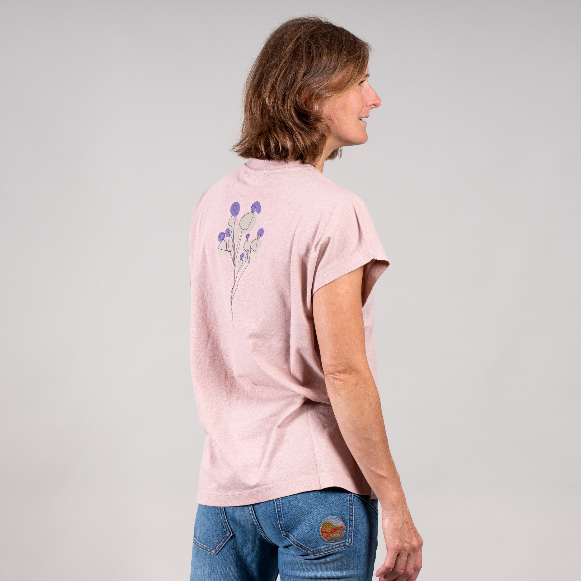 Astrid Organic Shirt Damen rose – Ansicht 4