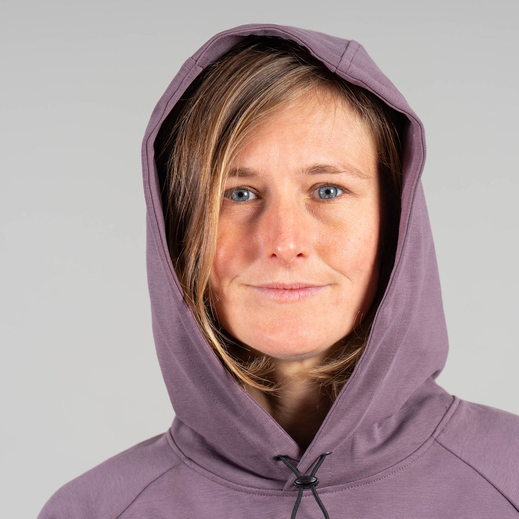 Bettina Outdoor Hoody Damen Flieder – Ansicht 5