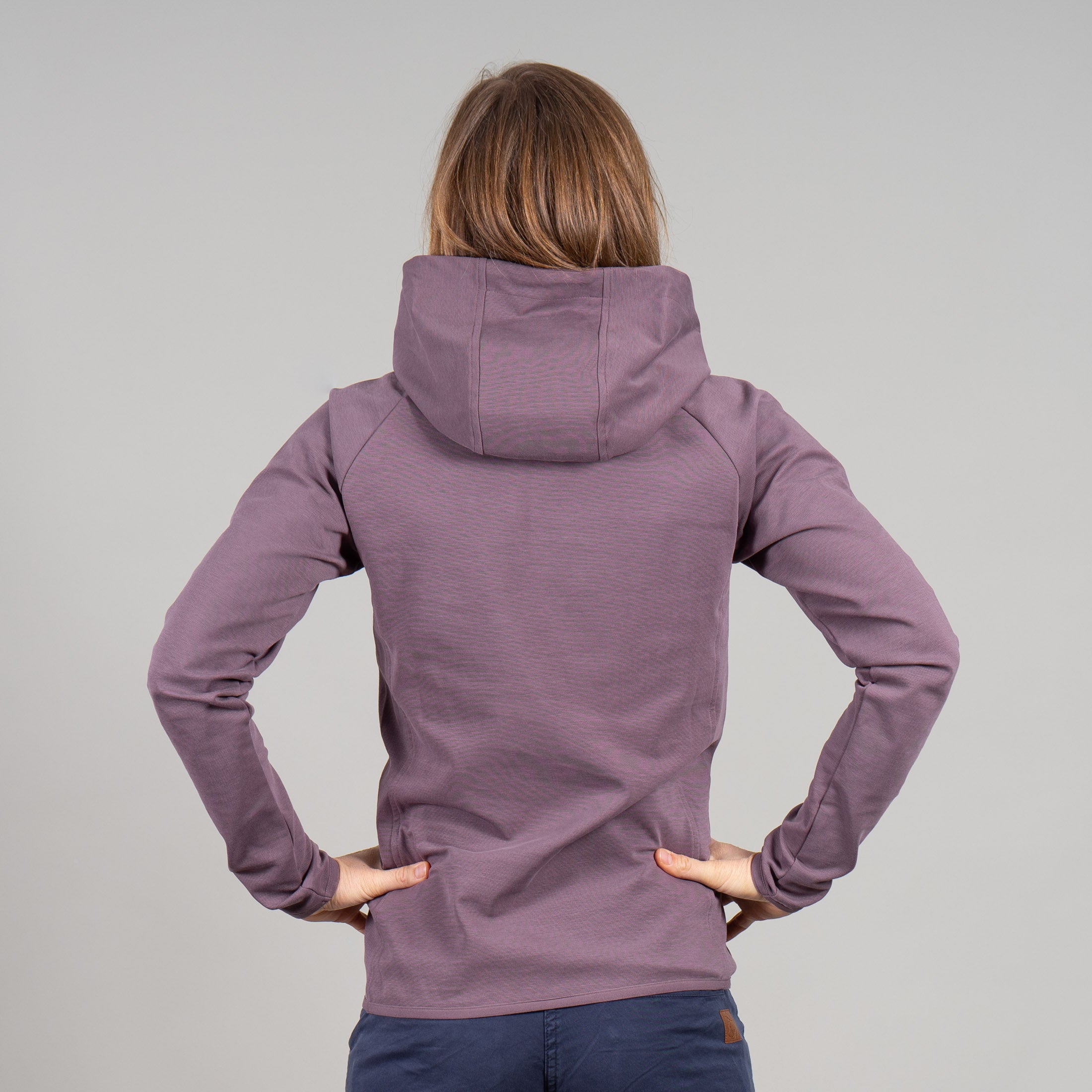 Bettina Outdoor Hoody Damen Flieder – Ansicht 4