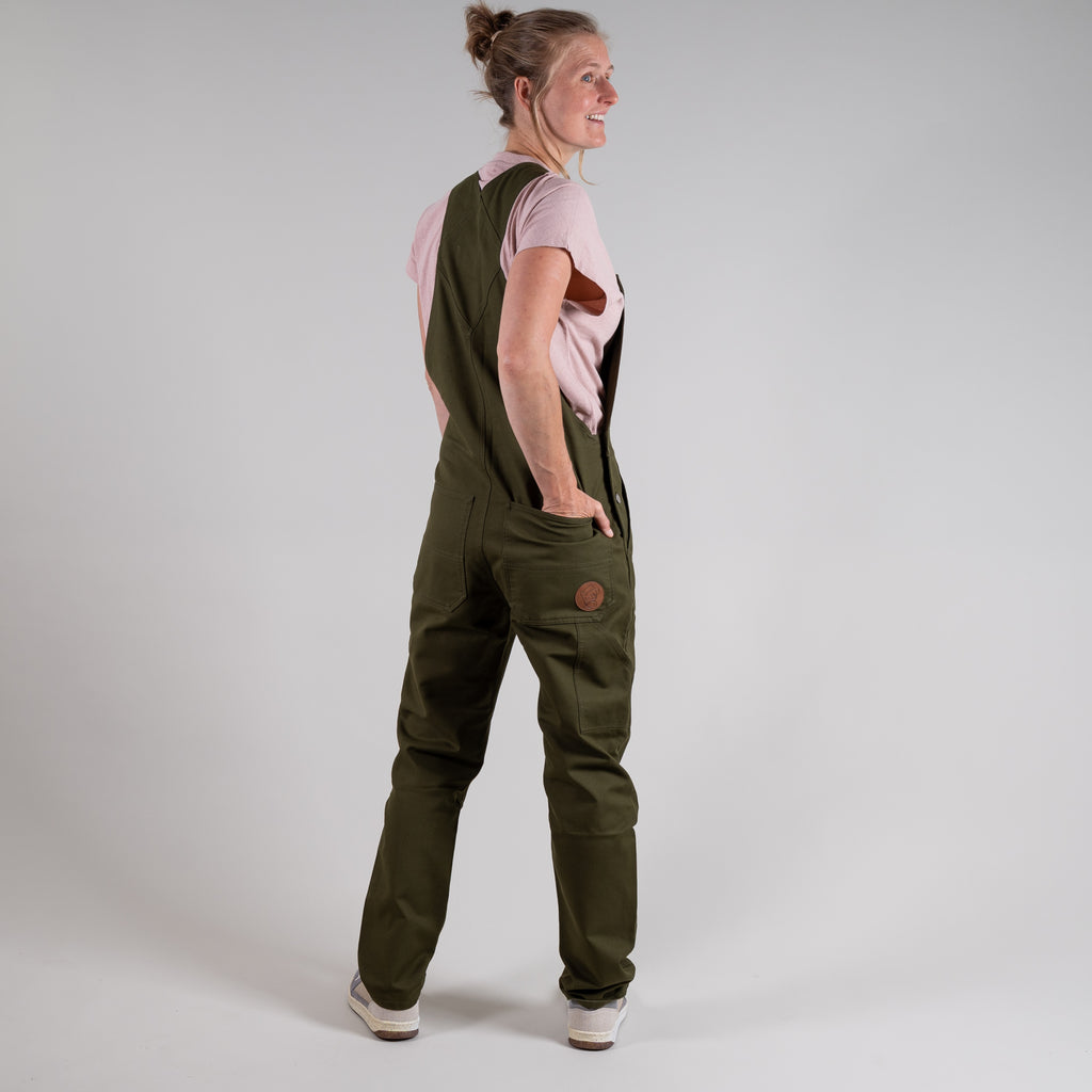 Leonie Bio Latzhose Grün Damen – Ansicht 4