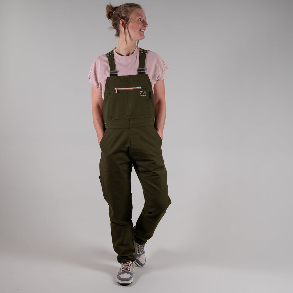 Leonie Bio Latzhose Grün Damen – Ansicht 3