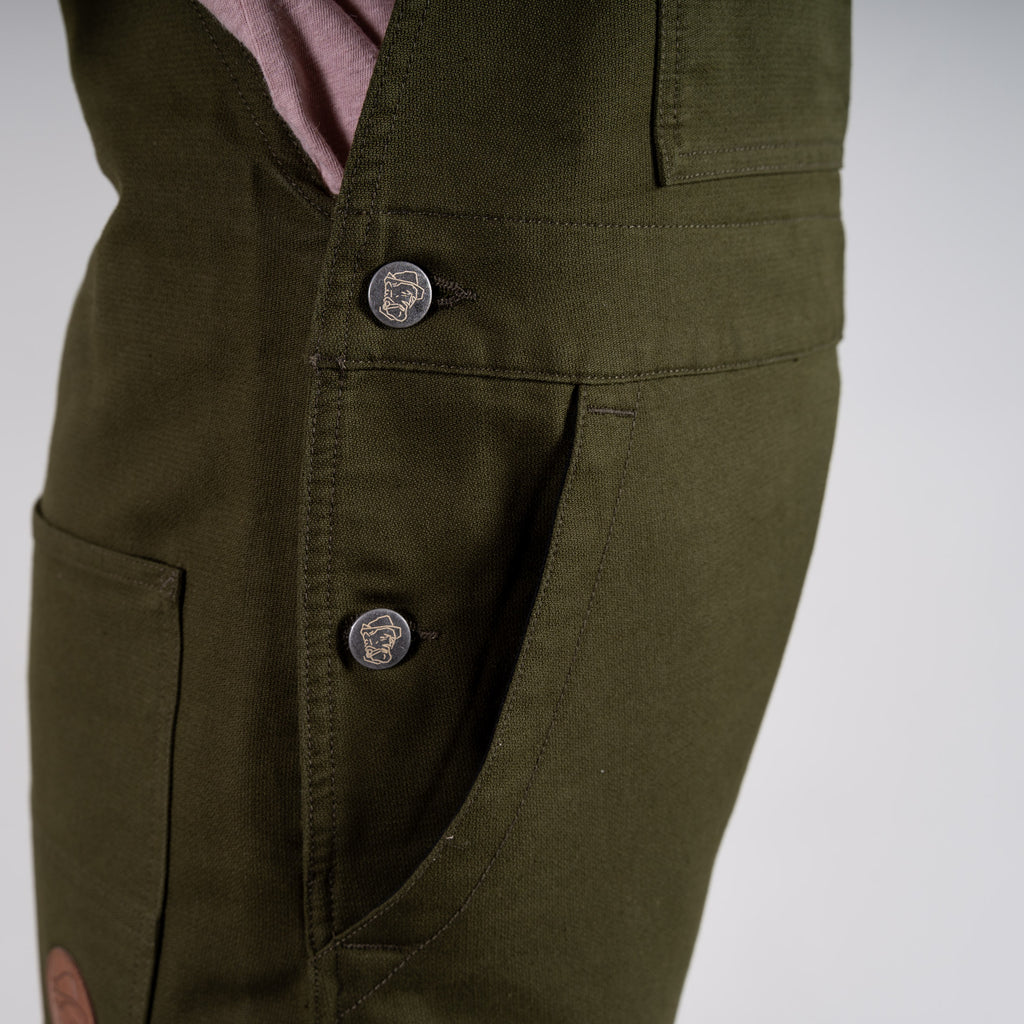 Leonie Bio Latzhose Grün Damen – Ansicht 6
