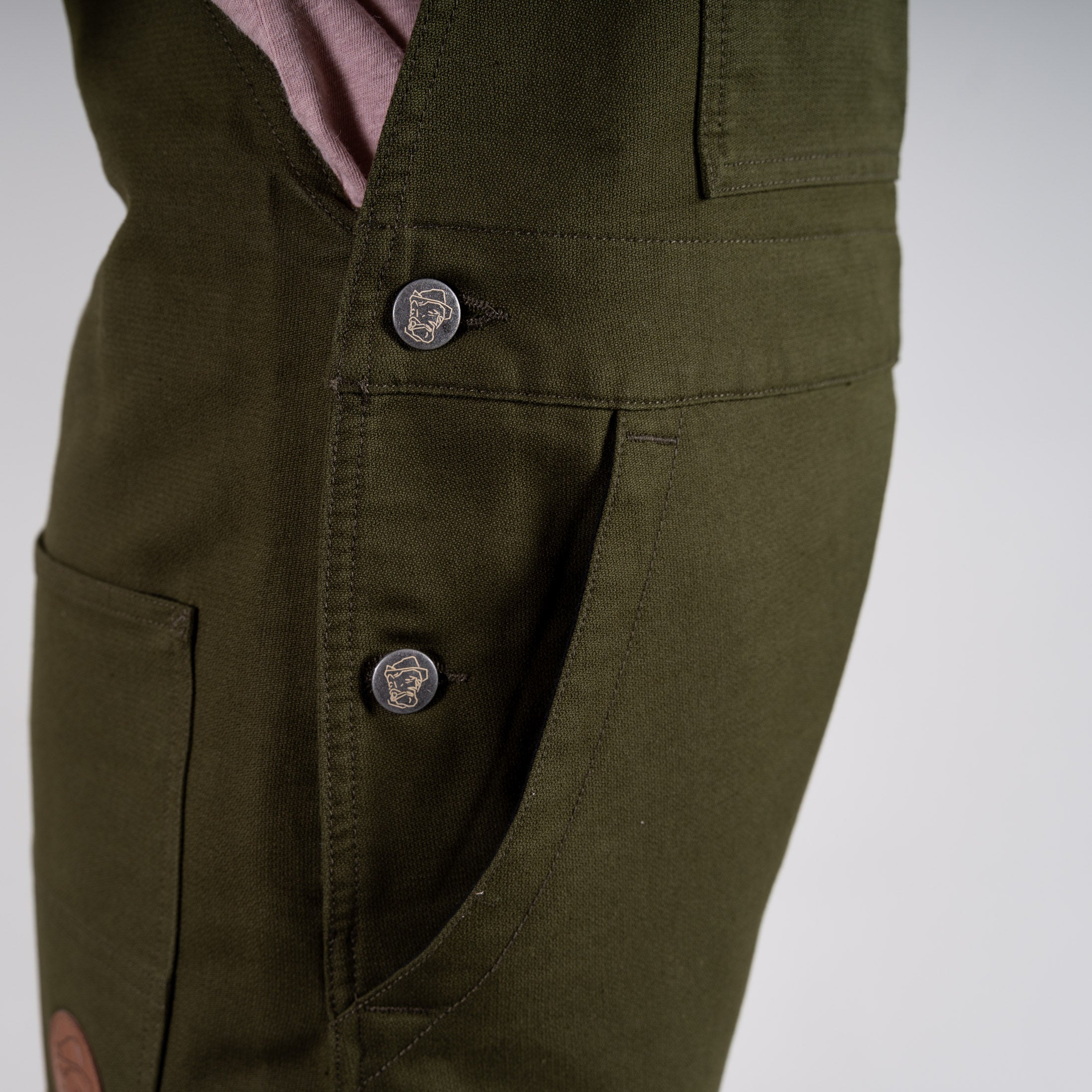 Leonie Bio Latzhose Grün Damen – Ansicht 6