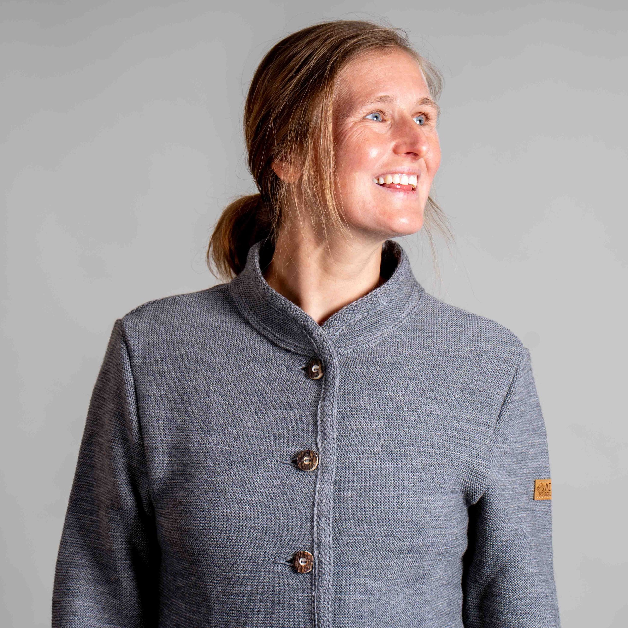 Bianca Bio Trachtenjanker Damen Grau – Ansicht 6