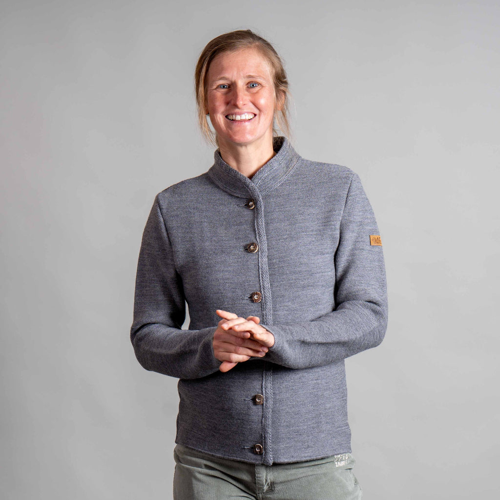 Bianca Bio Trachtenjanker Damen Grau – Ansicht 1