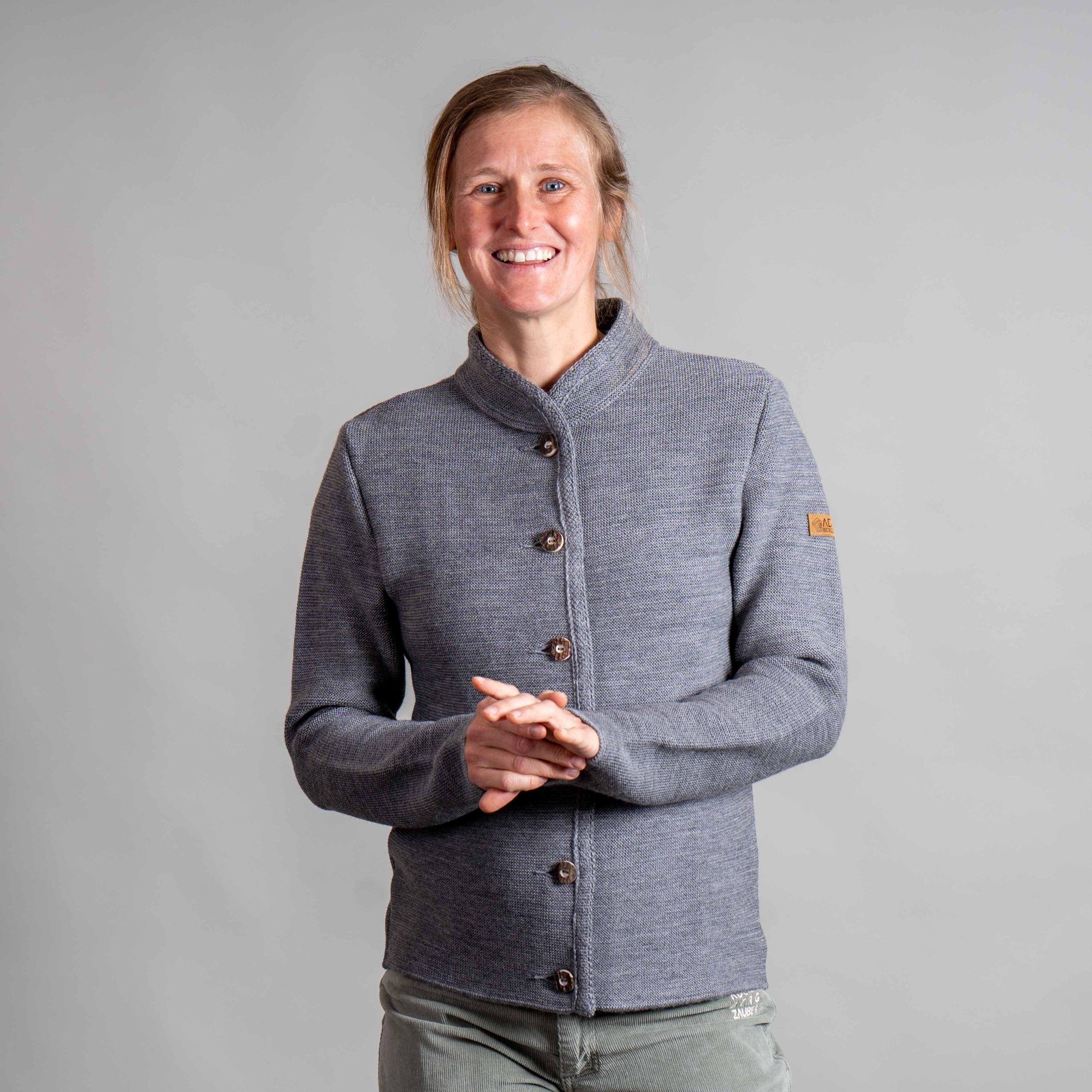 Bianca Bio Trachtenjanker Damen Grau – Ansicht 1