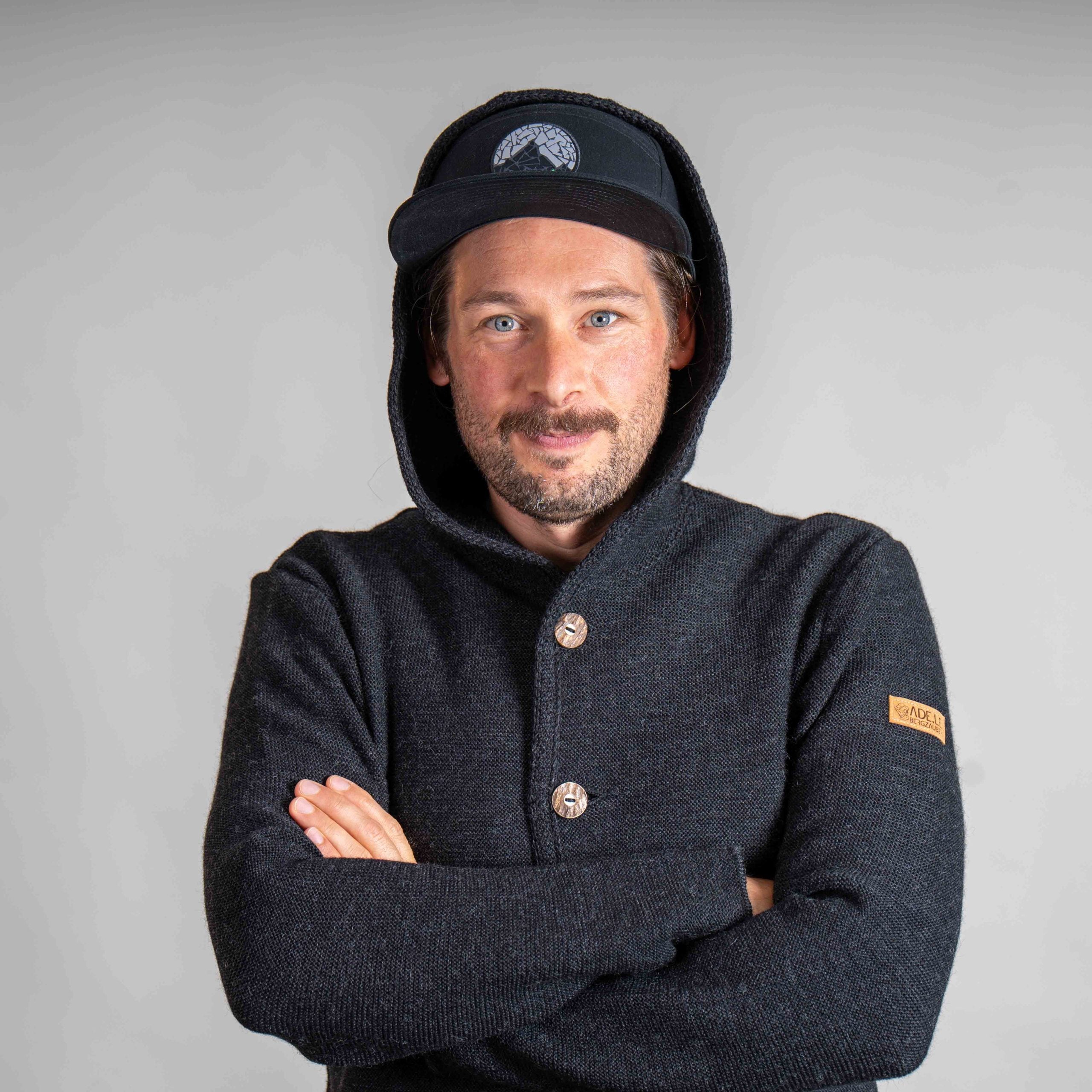 Michael Bio Trachtenjanker Herren Anthrazit – Ansicht 8