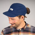 Organic 5 Panel Cap Unisex Dunkelblau – Ansicht 1