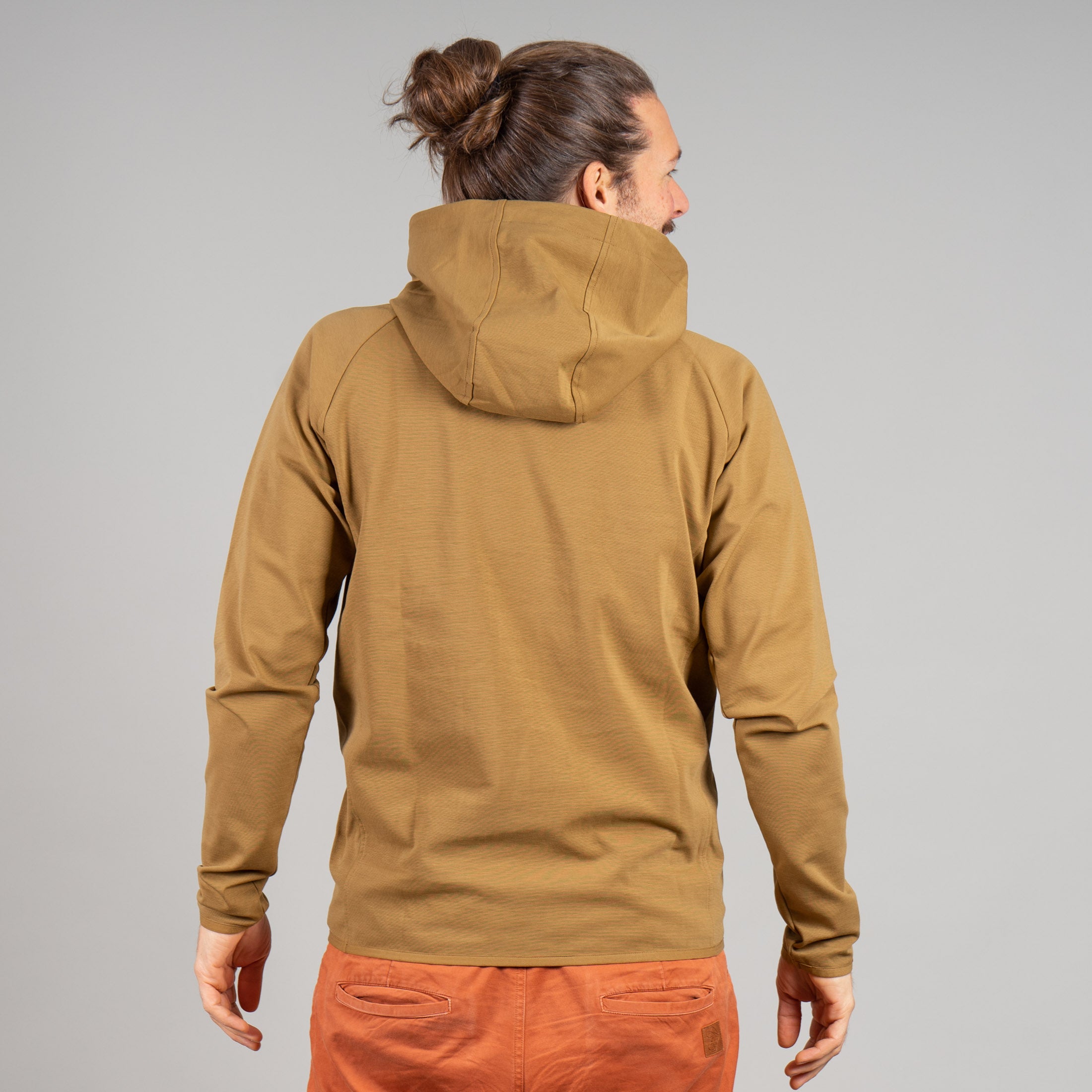Carl Outdoor Hoody Herren Goldbeige – Ansicht 4