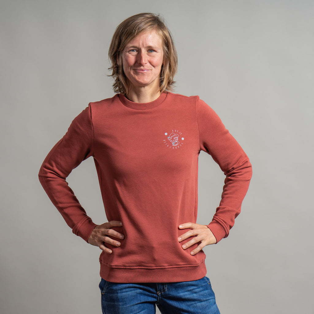 Carmen Organic Sweater Damen Altrosa – Ansicht 2