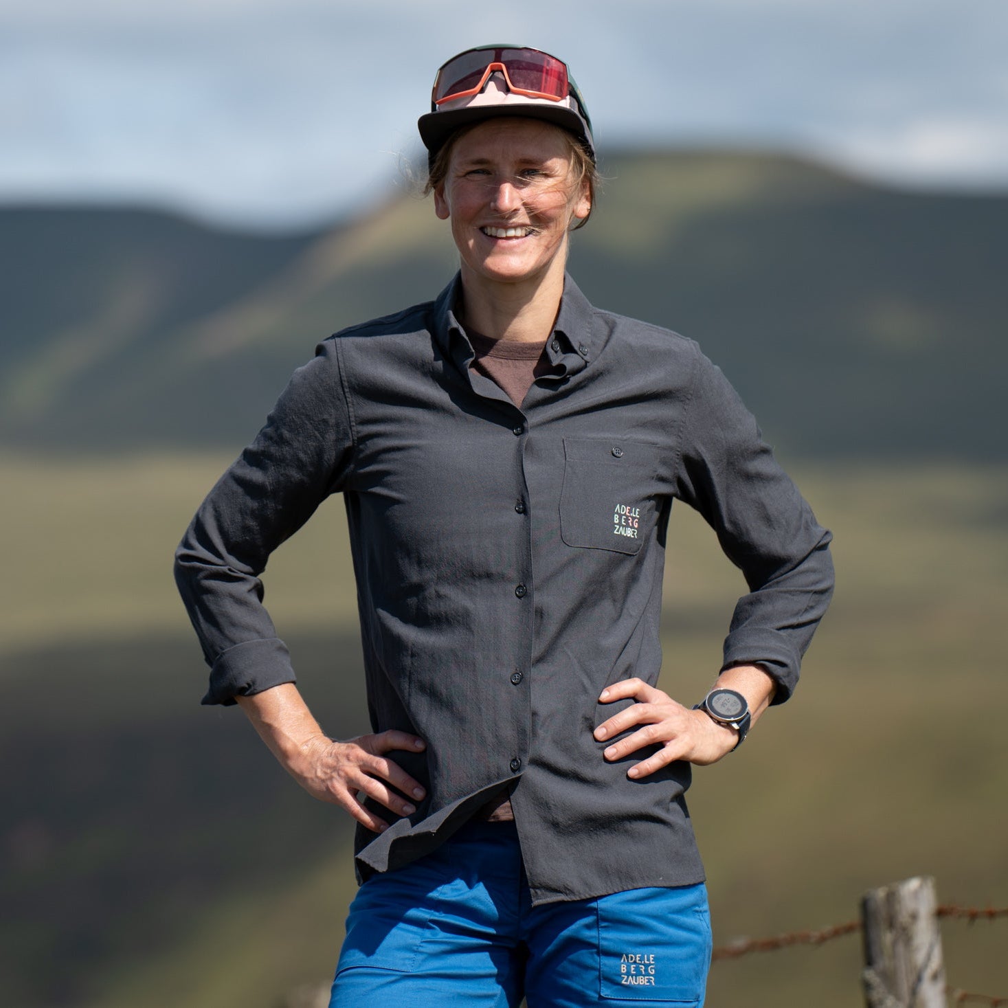 Carolin 100% Merino Hemd Anthrazit – Ansicht 2
