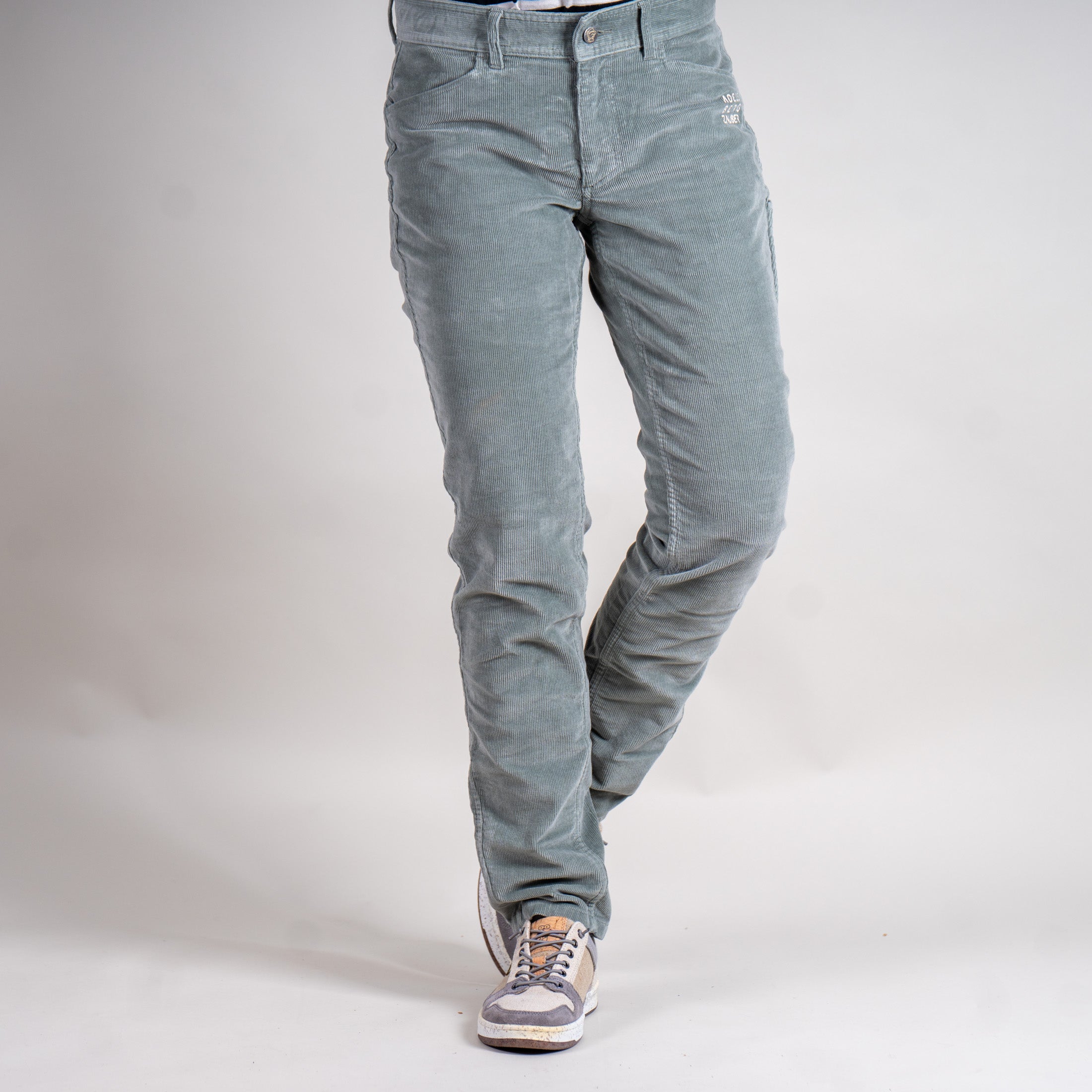 Chrissie Organic Cordhose Damen Mint Grün – Ansicht 3