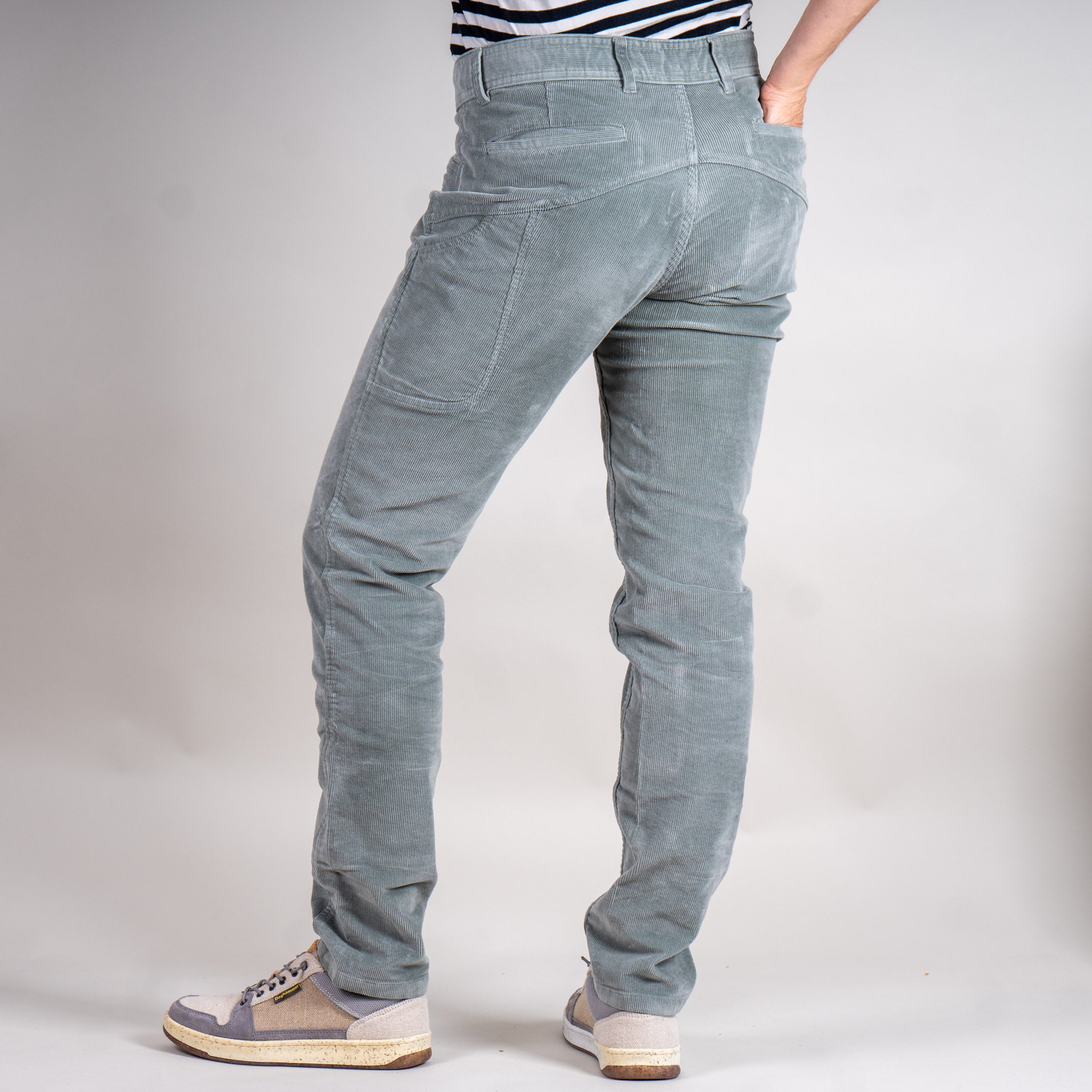 Chrissie Organic Cordhose Damen Mint Grün – Ansicht 5