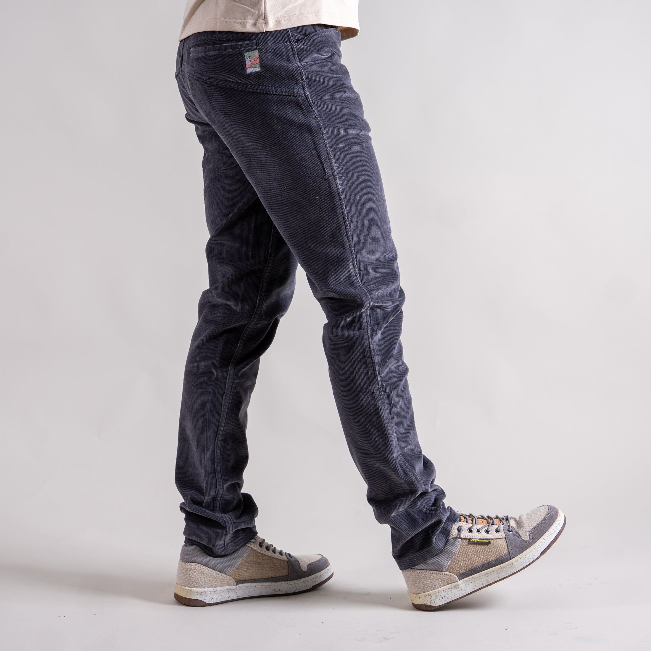 Olivia Organic Cordhose Damen Grau – Ansicht 5