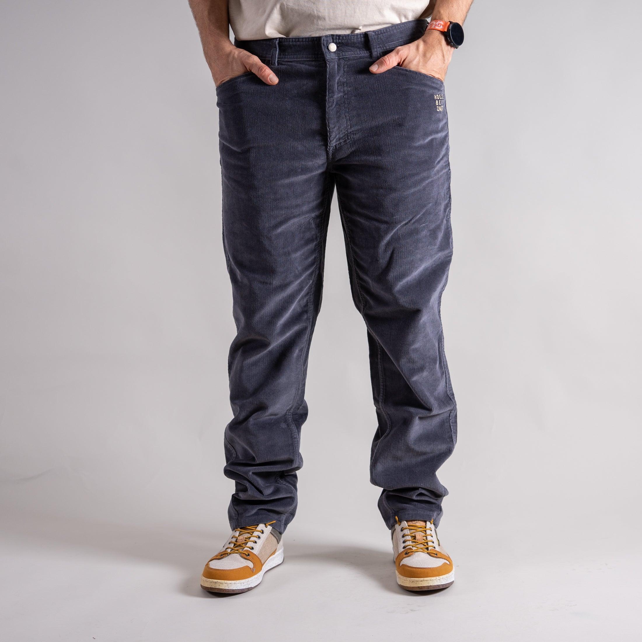 Noa Organic Cordhose Herren Grau – Ansicht 7