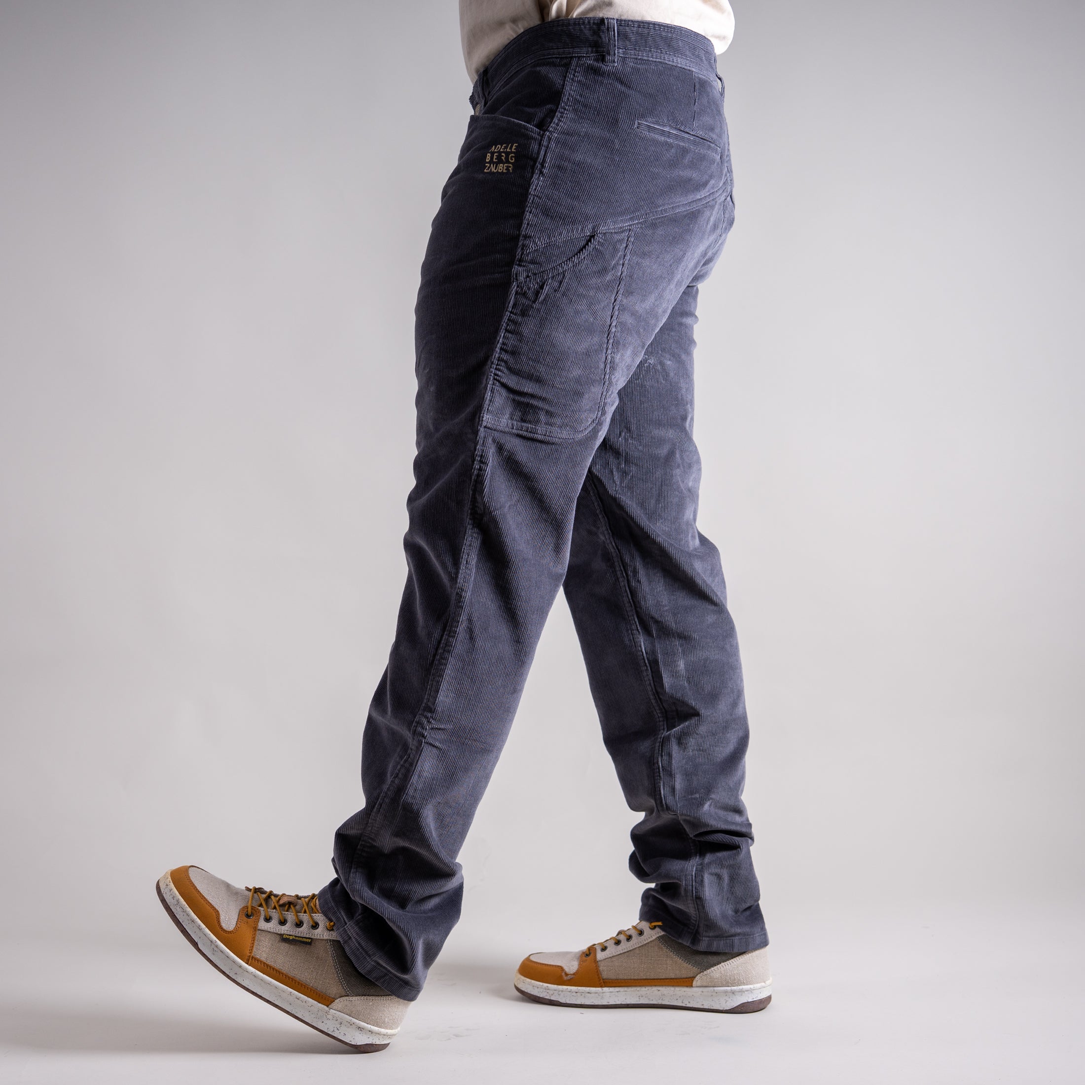 Noa Organic Cordhose Herren Grau – Ansicht 4