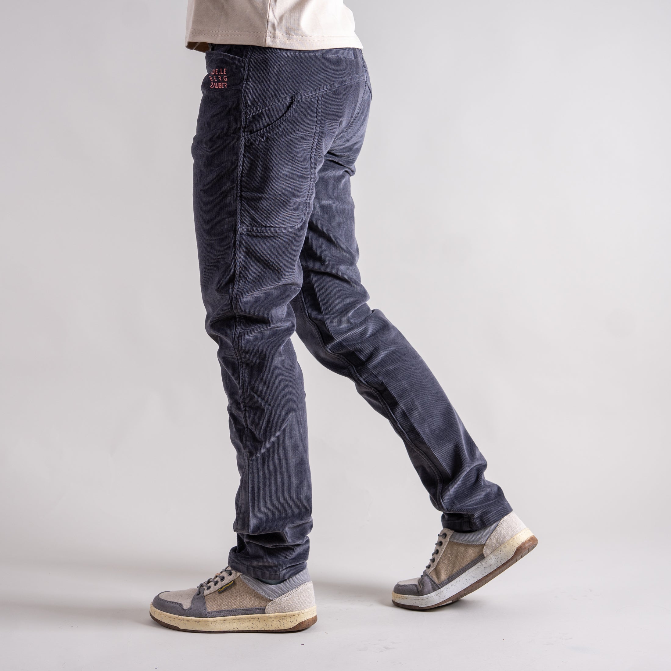 Olivia Organic Cordhose Damen Grau – Ansicht 3