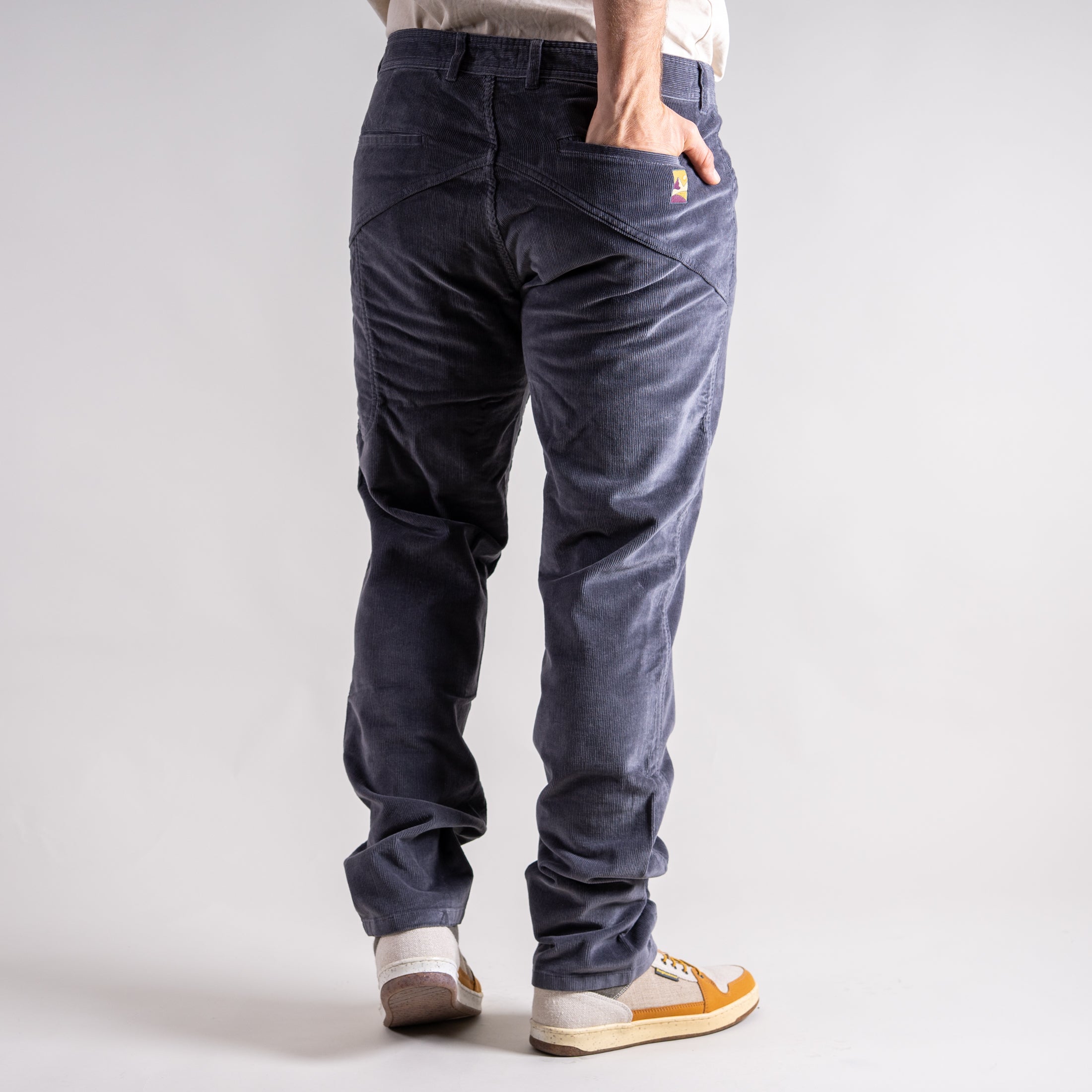 Noa Organic Cordhose Herren Grau – Ansicht 3