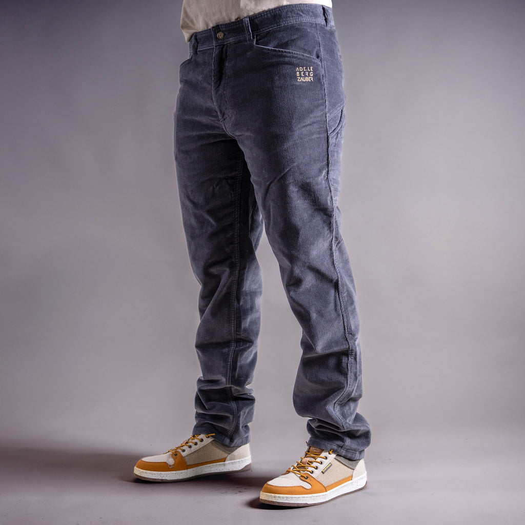 Noa Organic Cordhose Herren Grau – Ansicht 1