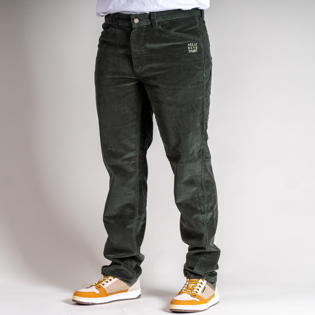 Andrew Organic Cordhose Herren Dunkel Grün – Ansicht 3