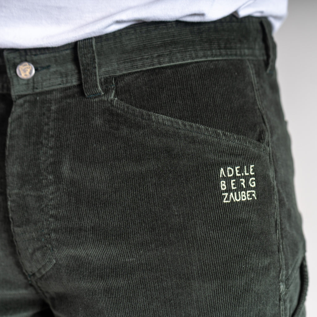 Andrew Organic Cordhose Herren Dunkel Grün – Ansicht 7