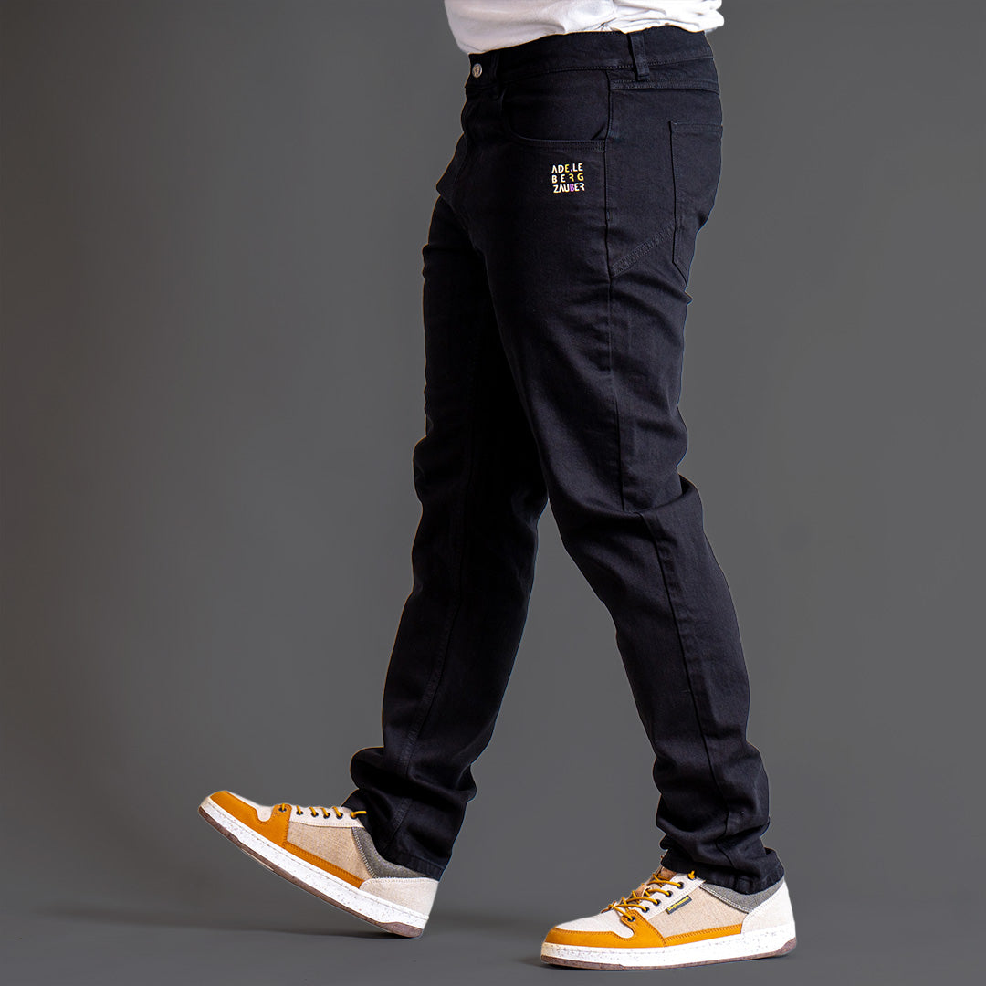 Elias Organic Jeans Herren schwarz – Ansicht 1
