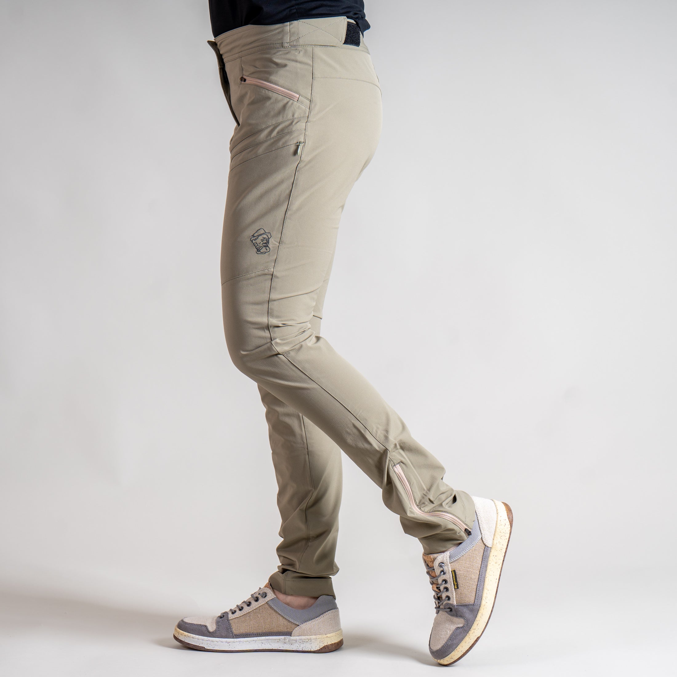 Freya Light Softshell Hose Damen beigegrün – Ansicht 3