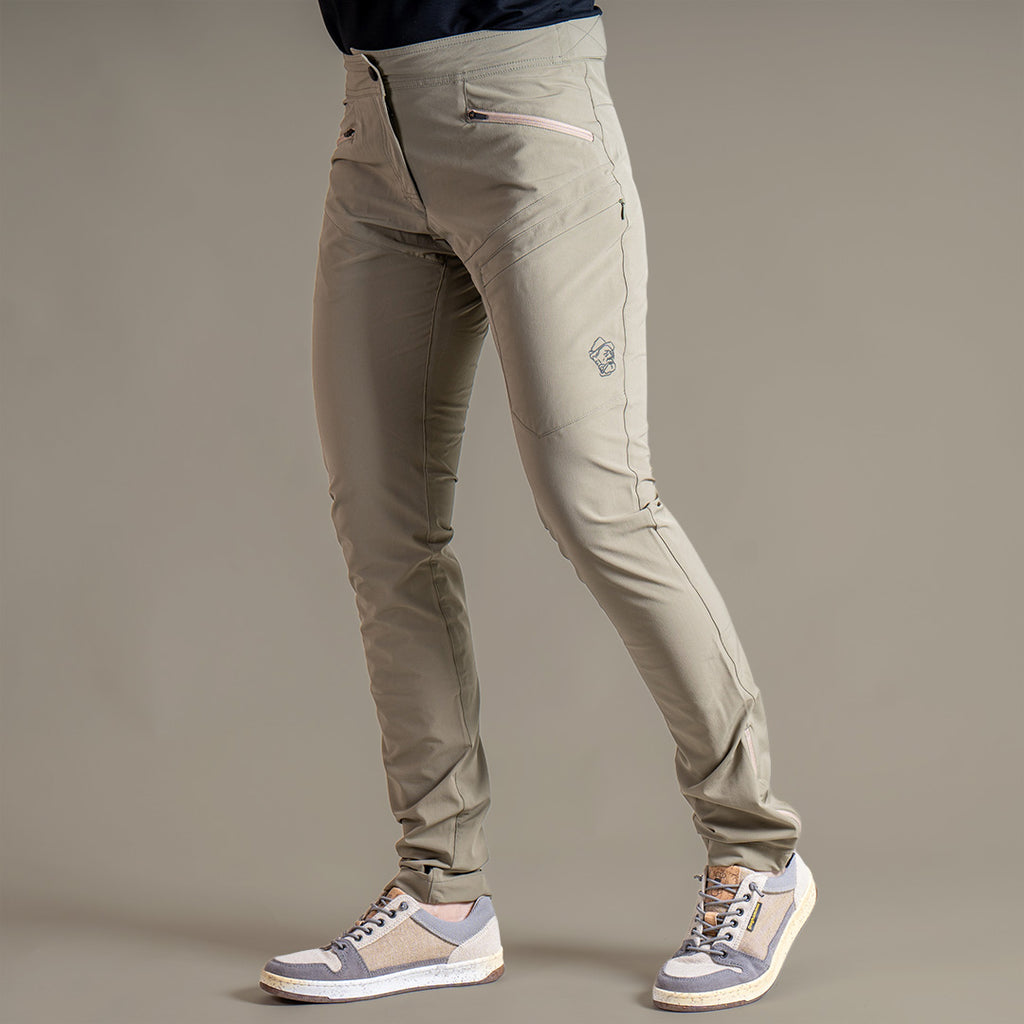 Freya Light Softshell Hose Damen beigegrün – Ansicht 1