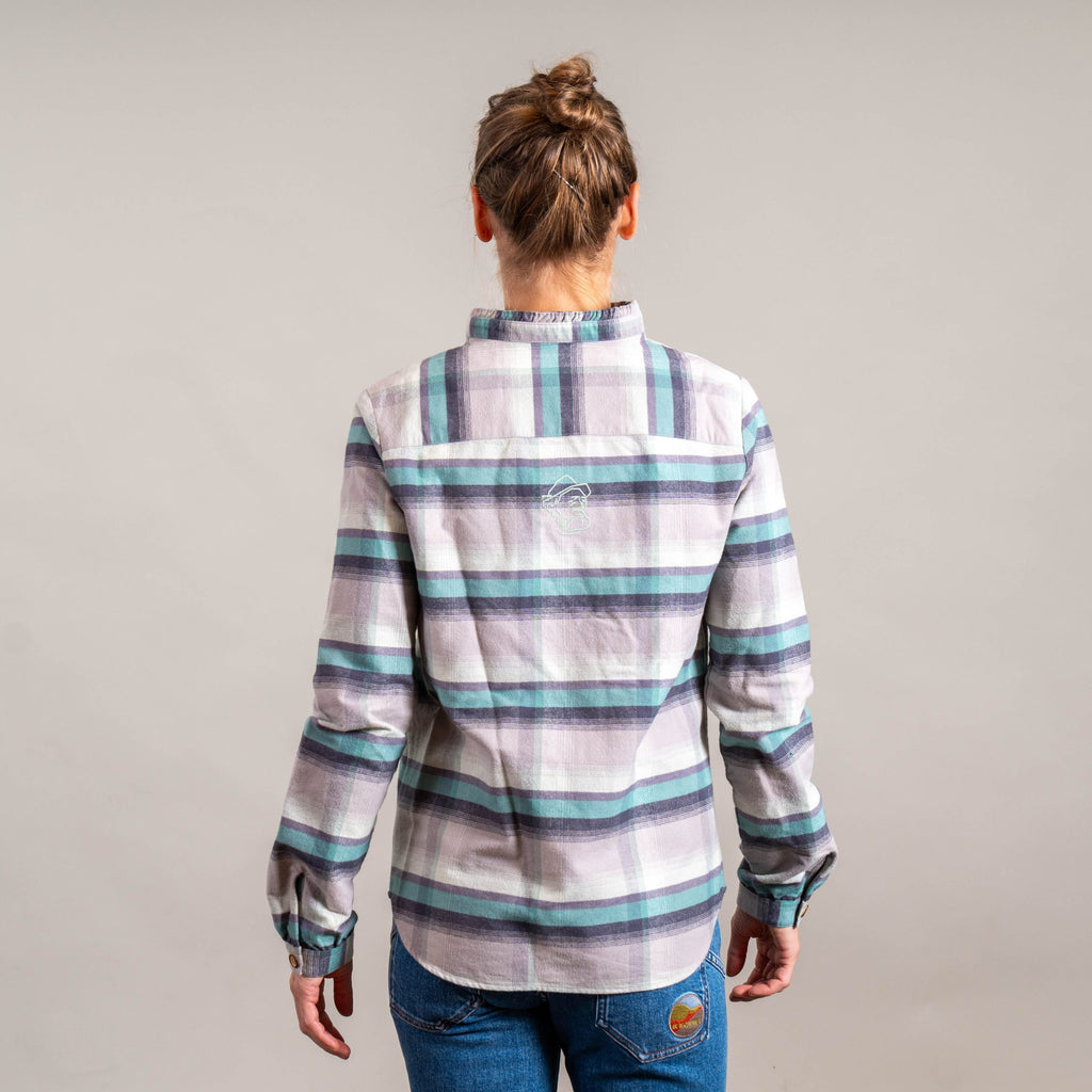 Heike Organic Flanellhemd Damen Karomuster – Ansicht 4