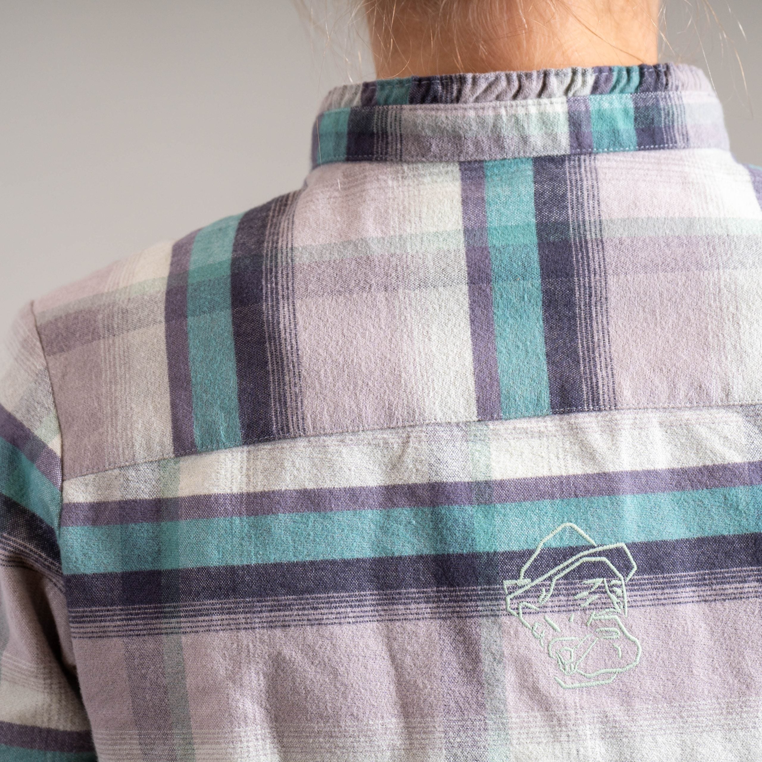 Heike Organic Flanellhemd Damen Karomuster – Ansicht 7