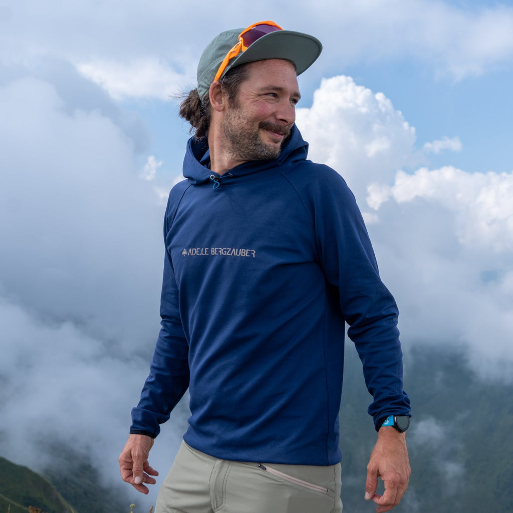 Jochen Outdoor Hoody Herren Blau – Ansicht 2