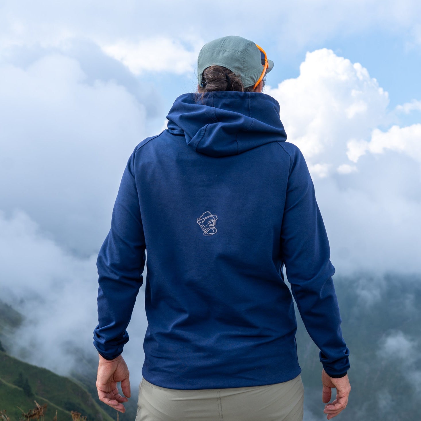 Jochen Outdoor Hoody Herren Blau – Ansicht 3