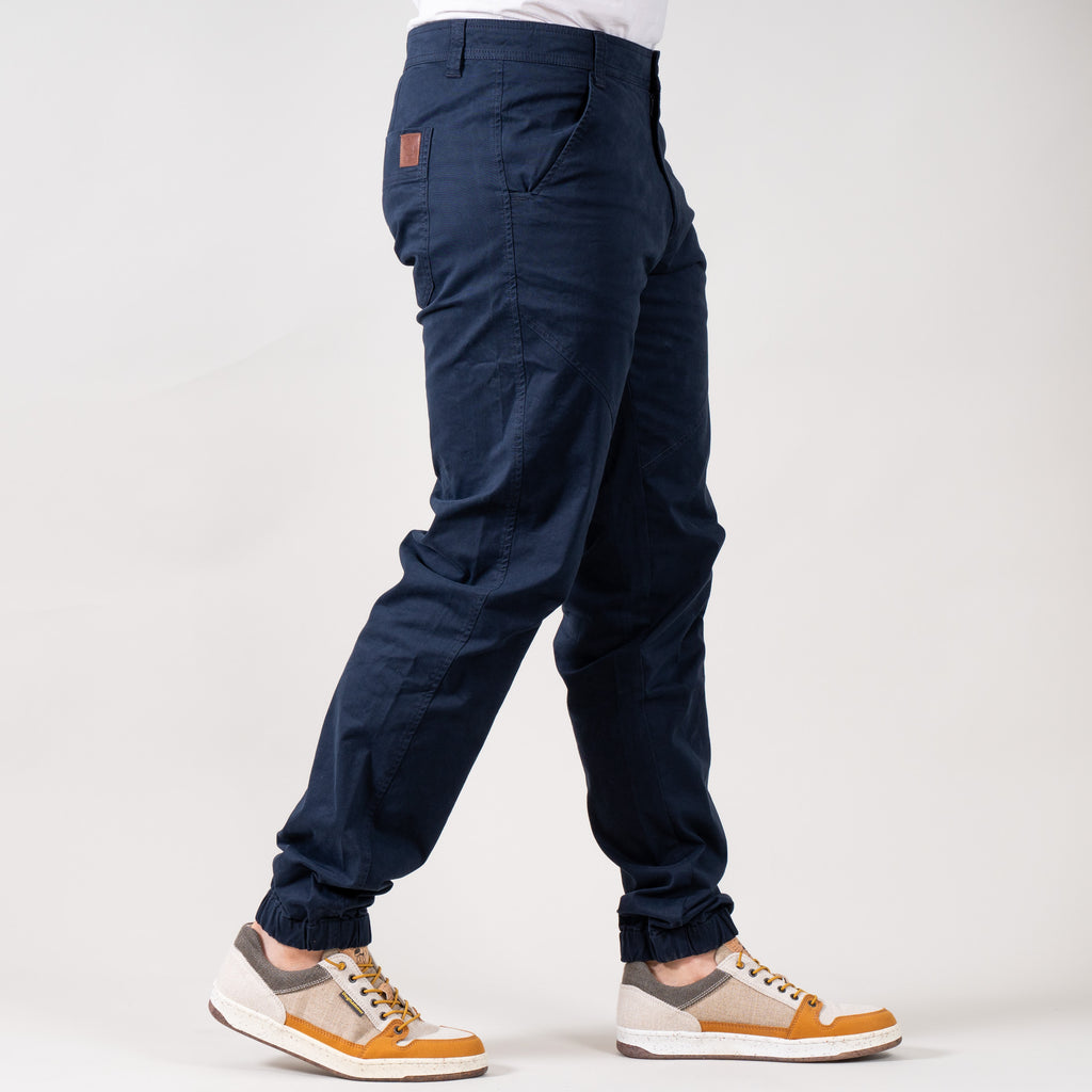 Johan Organic Climb & Relax Hose Herren dunkelblau – Ansicht 3
