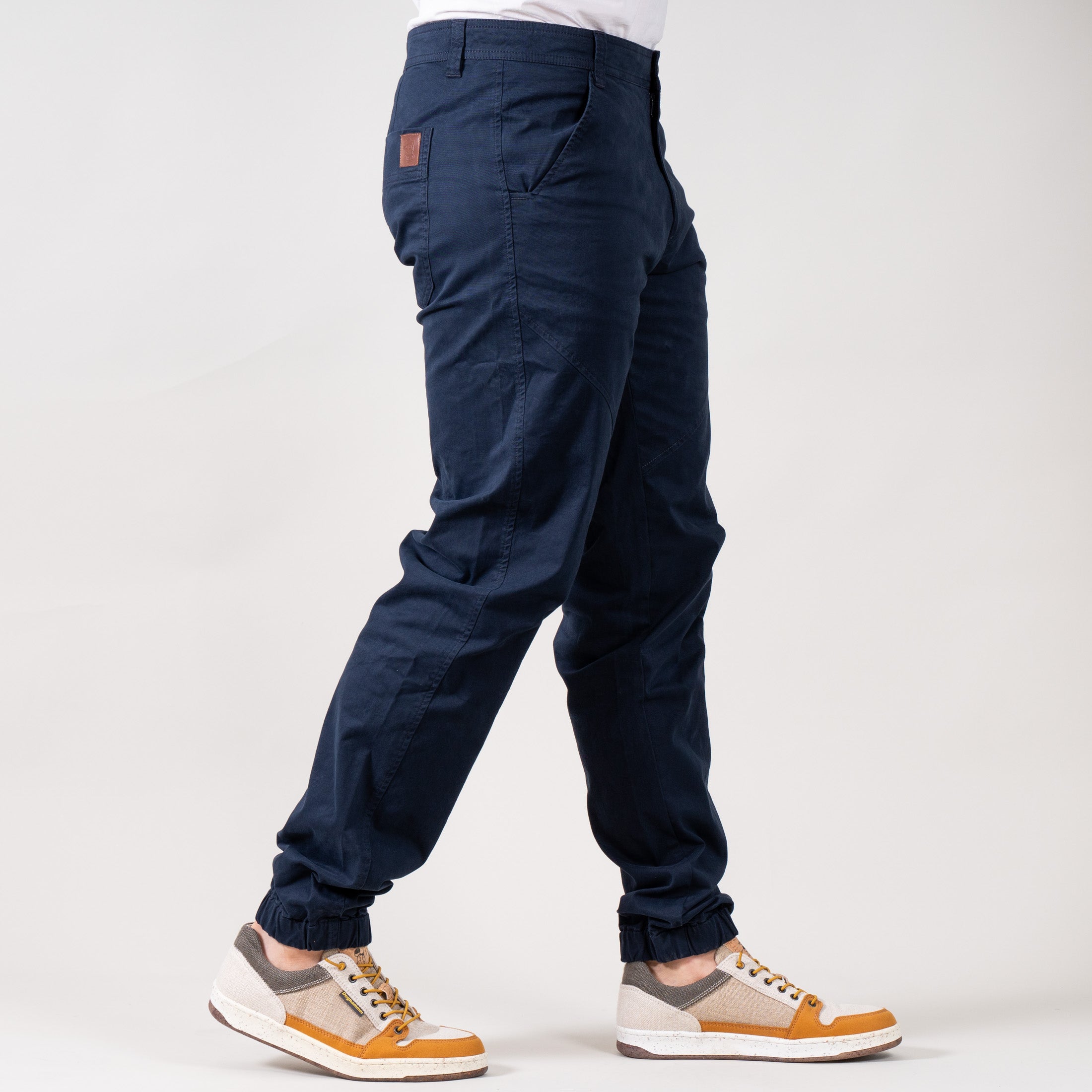 Johan Organic Climb & Relax Hose Herren dunkelblau – Ansicht 3