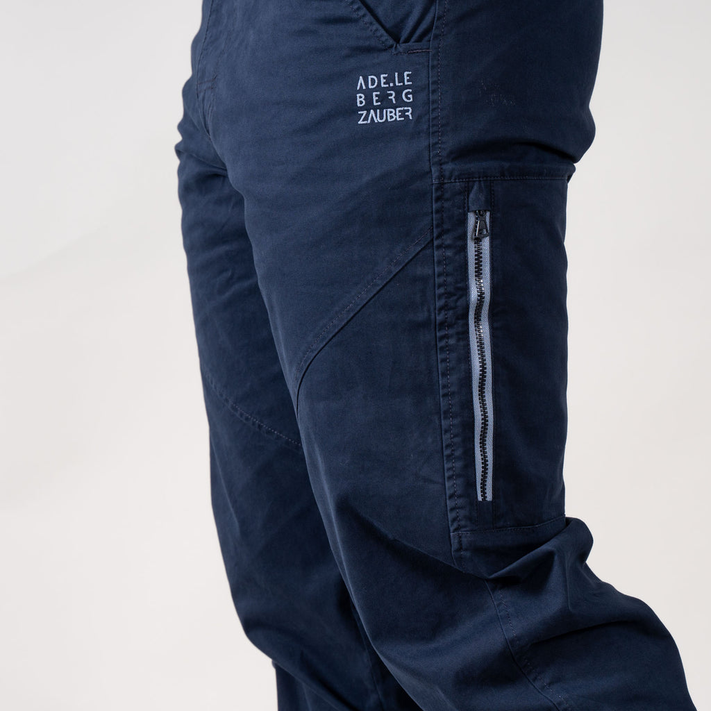 Johan Organic Climb & Relax Hose Herren dunkelblau – Ansicht 5