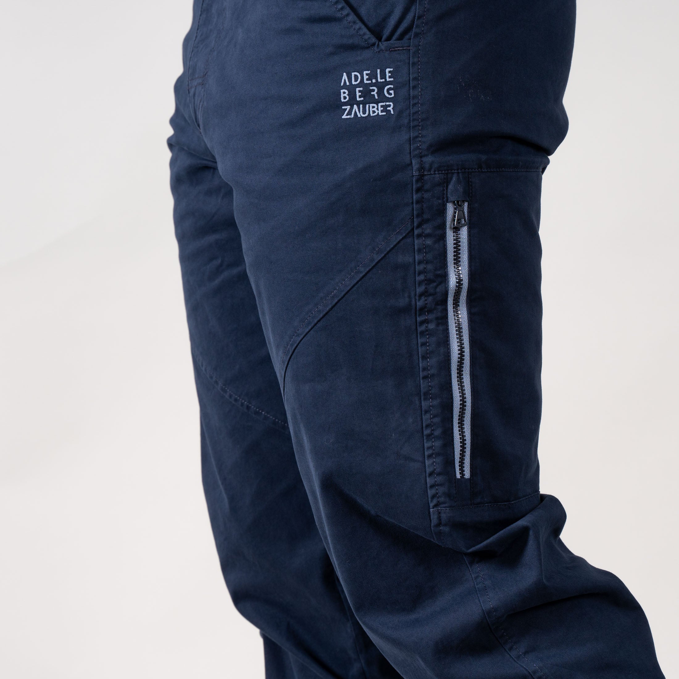 Johan Organic Climb & Relax Hose Herren dunkelblau – Ansicht 5