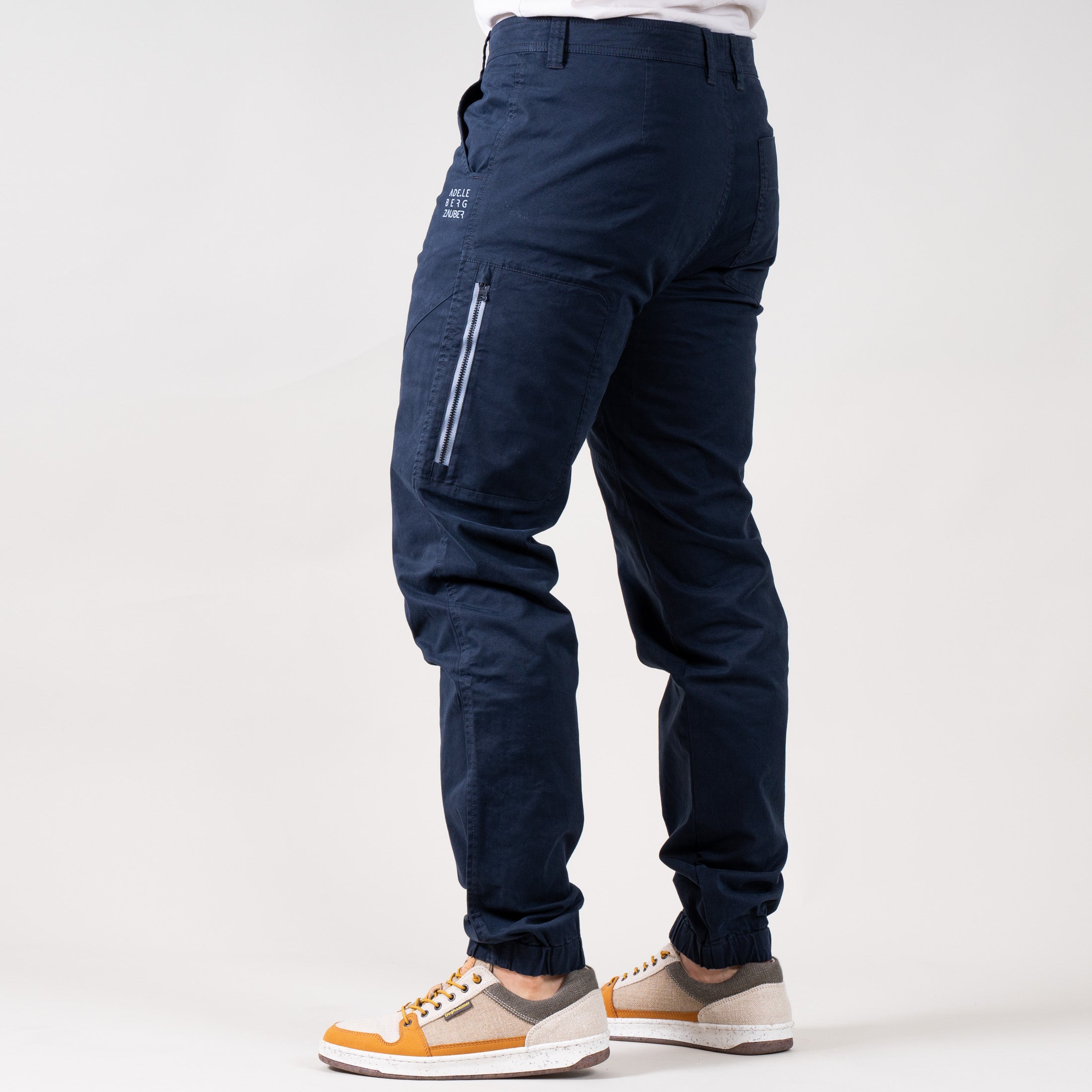 Johan Organic Climb & Relax Hose Herren dunkelblau – Ansicht 4