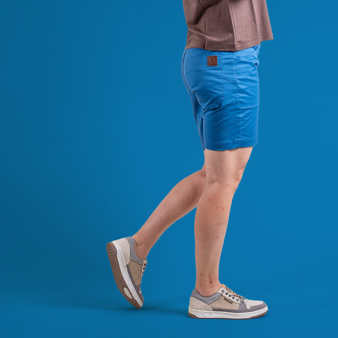 Julia Organic Climb & Relax Short Blau – Ansicht 1