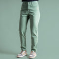 Lara Organic Mum Jeans Damen Grün – Ansicht 1