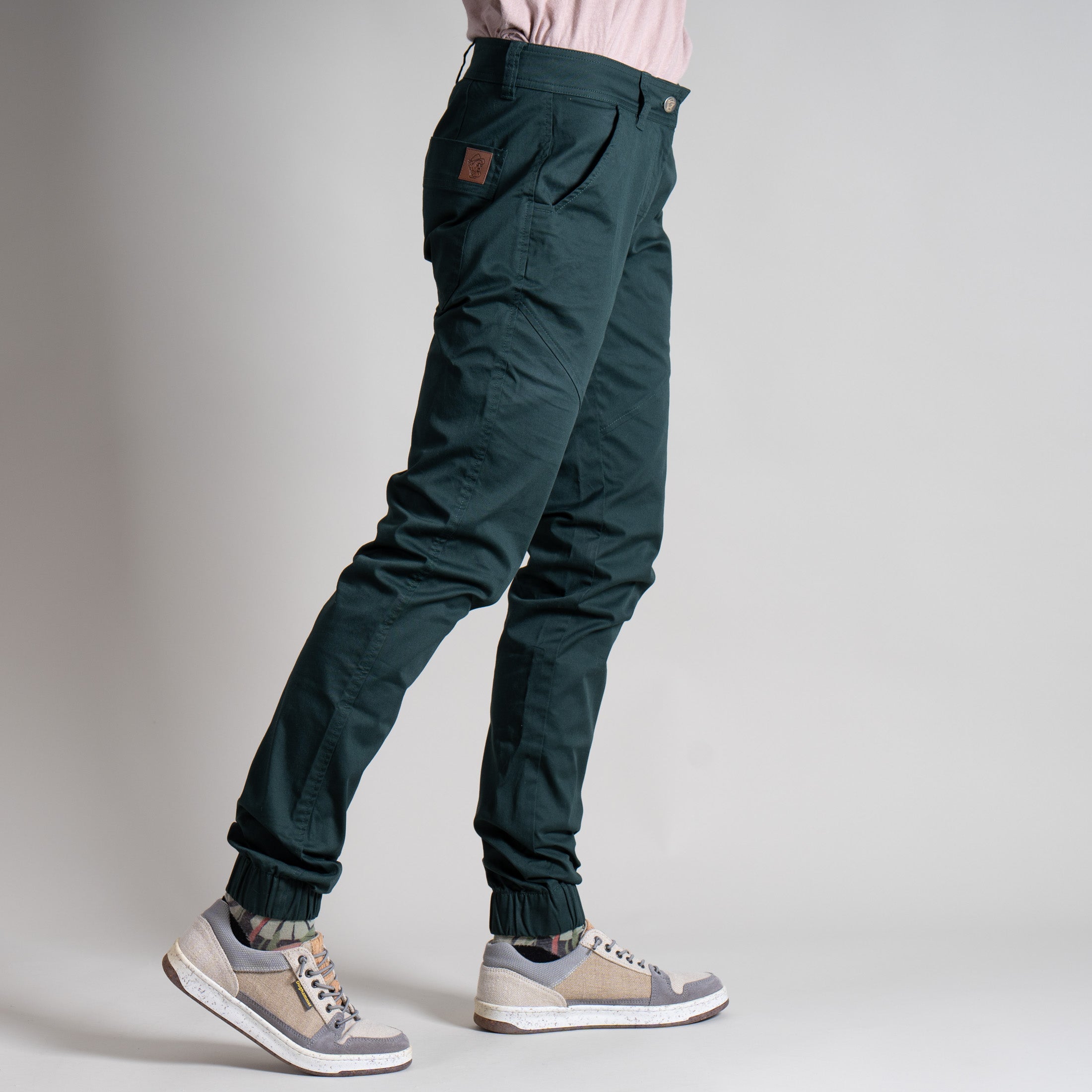 Larissa Organic Climb & Relax Hose Damen Dunkel Grün – Ansicht 5
