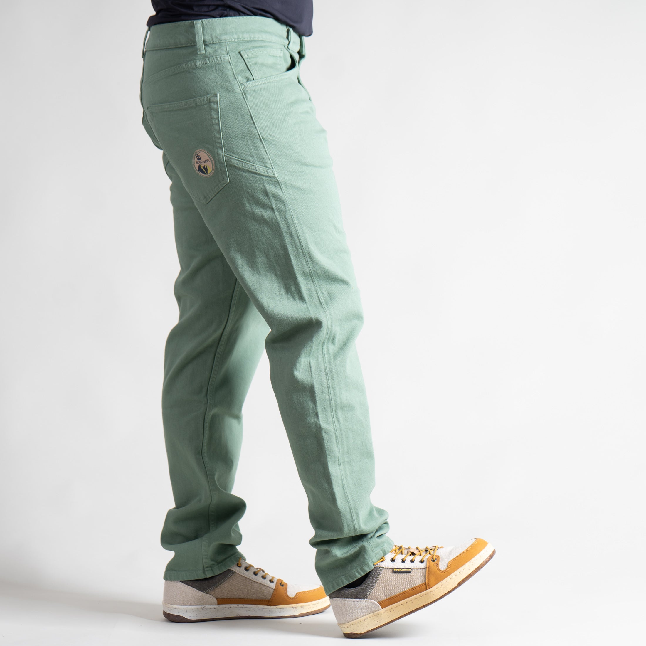 Linus Organic Jeans Herren Grün – Ansicht 3