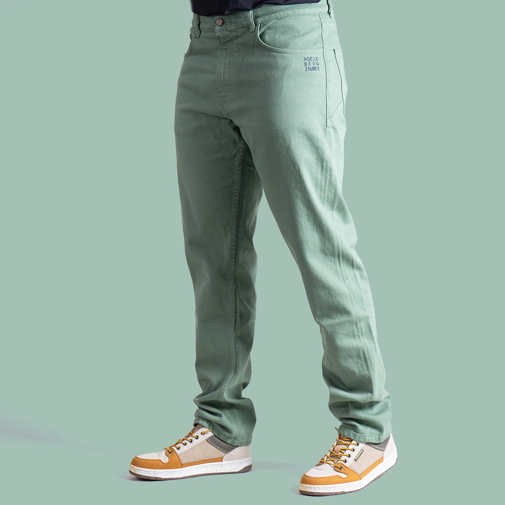 Linus Organic Jeans Herren Grün – Ansicht 1