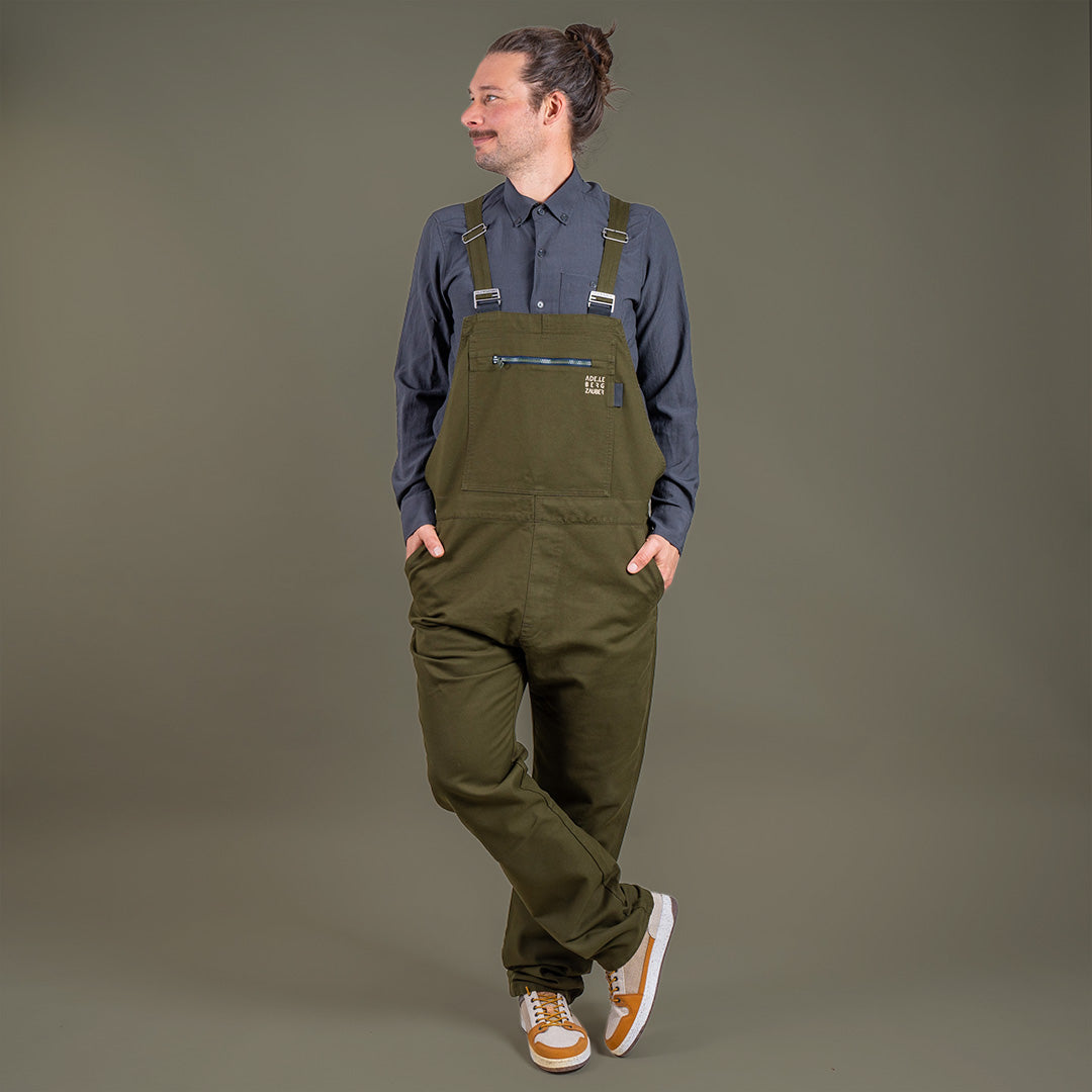 Bio Latzhose Lukas Grün Herren – Ansicht 1