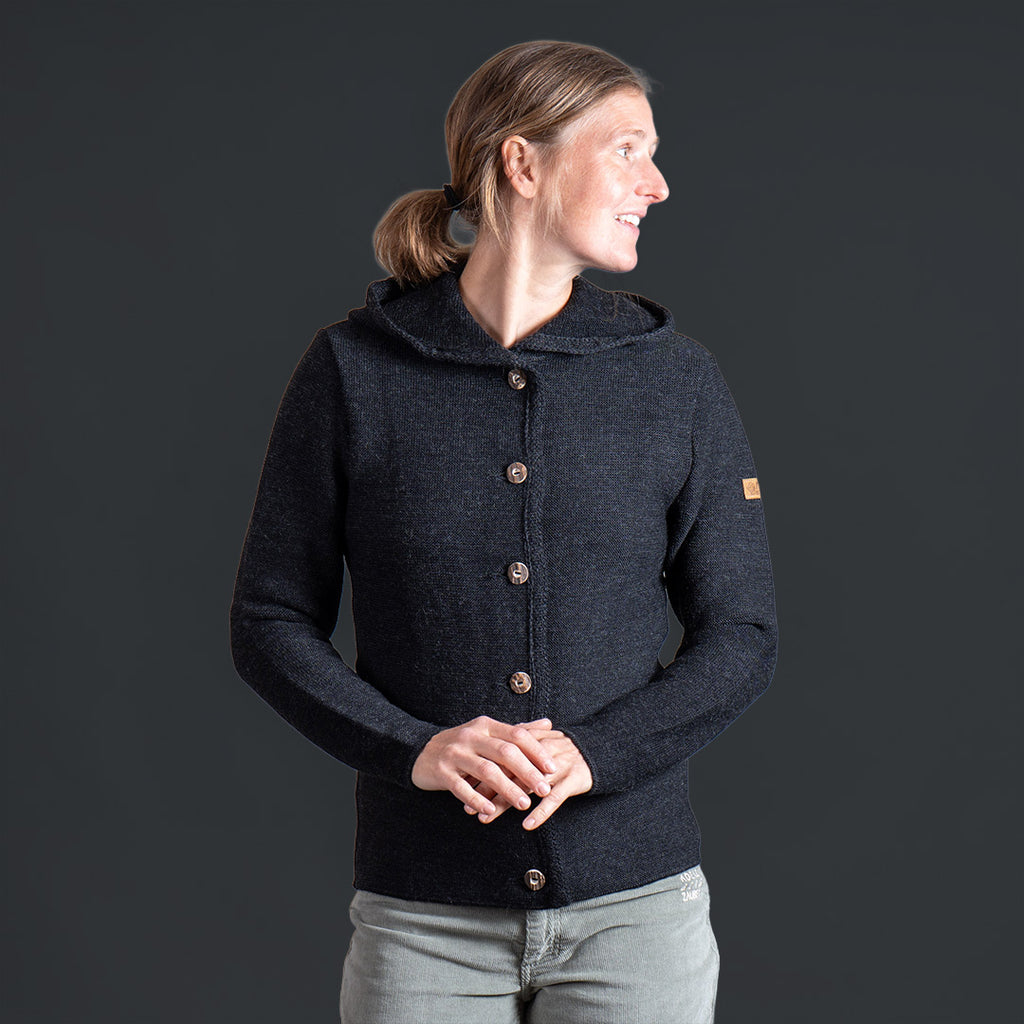 Marianne Bio Trachtenjanker Damen Anthrazit – Ansicht 1