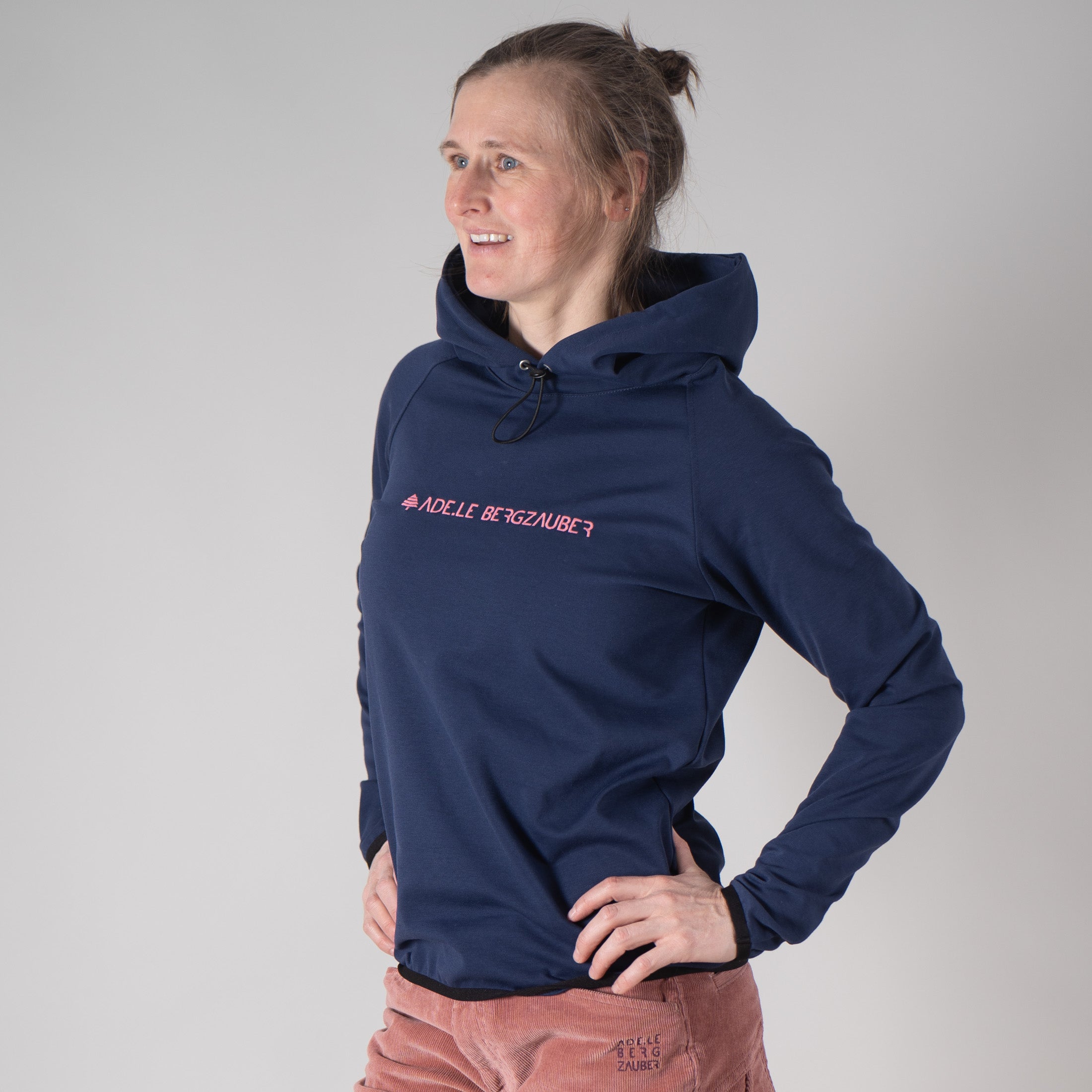 Marion Outdoor Hoody Damen Blau – Ansicht 1